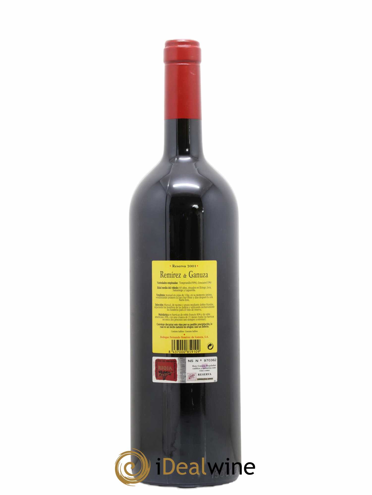Rioja DOCA Remirez De Ganuza Reserva 2001 - Lot of 1 magnum - 1