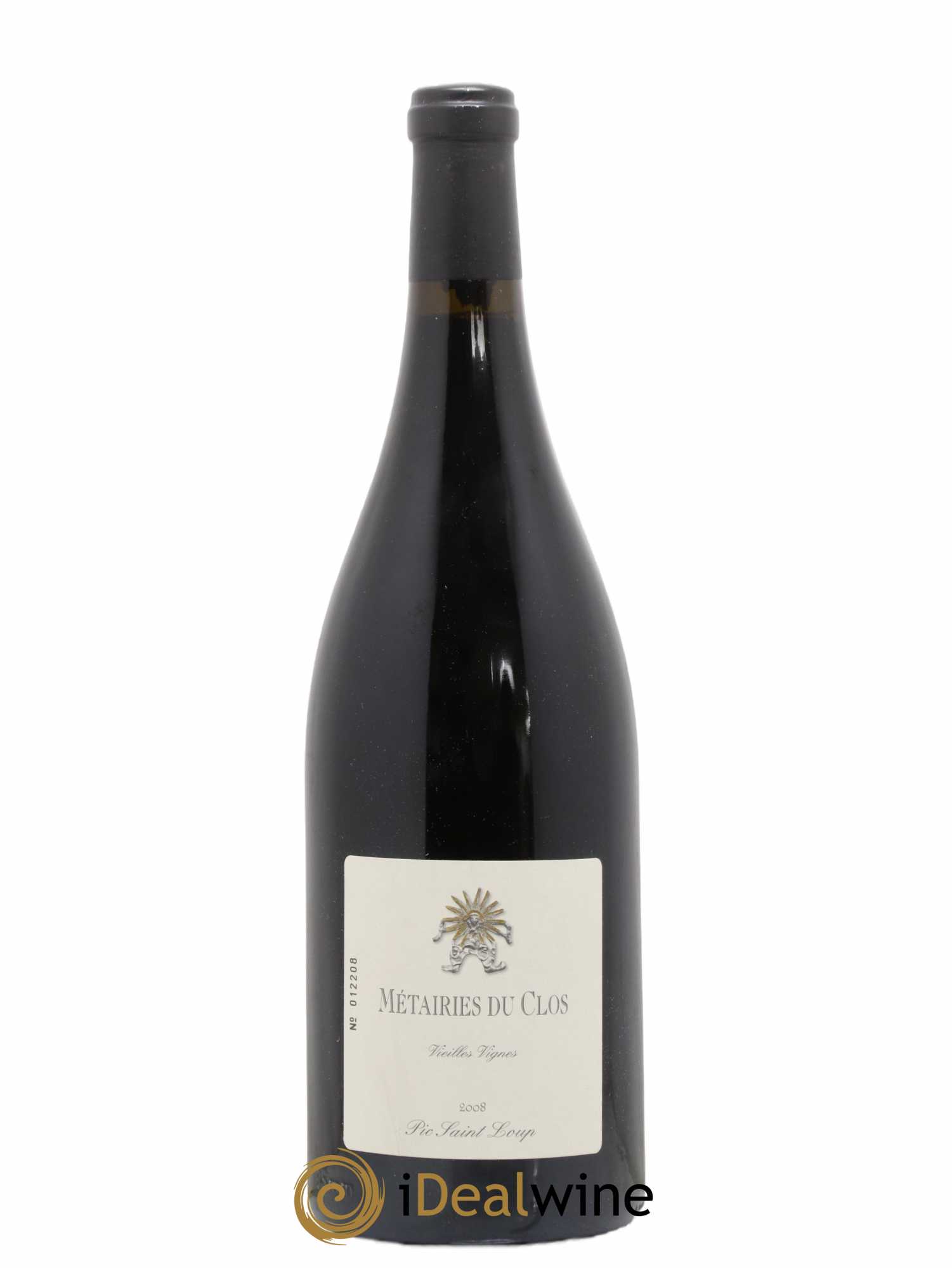 Pic Saint-Loup Les Métairies du Clos Vieilles Vignes Christophe Peyrus et Françoise Julien 2008 - Lot de 1 magnum - 0