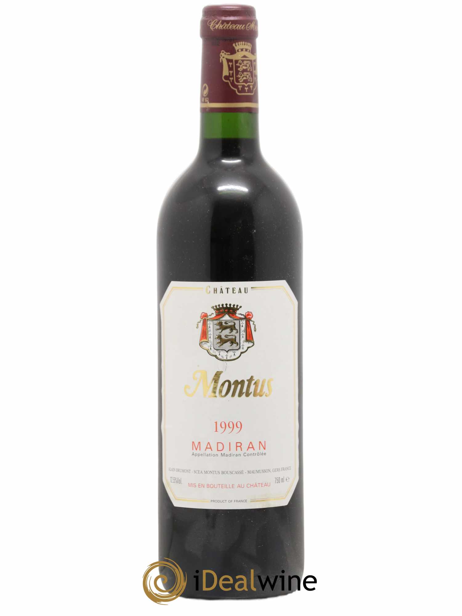 Madiran Château Montus Alain Brumont 1999 - Lot de 1 bouteille - 0