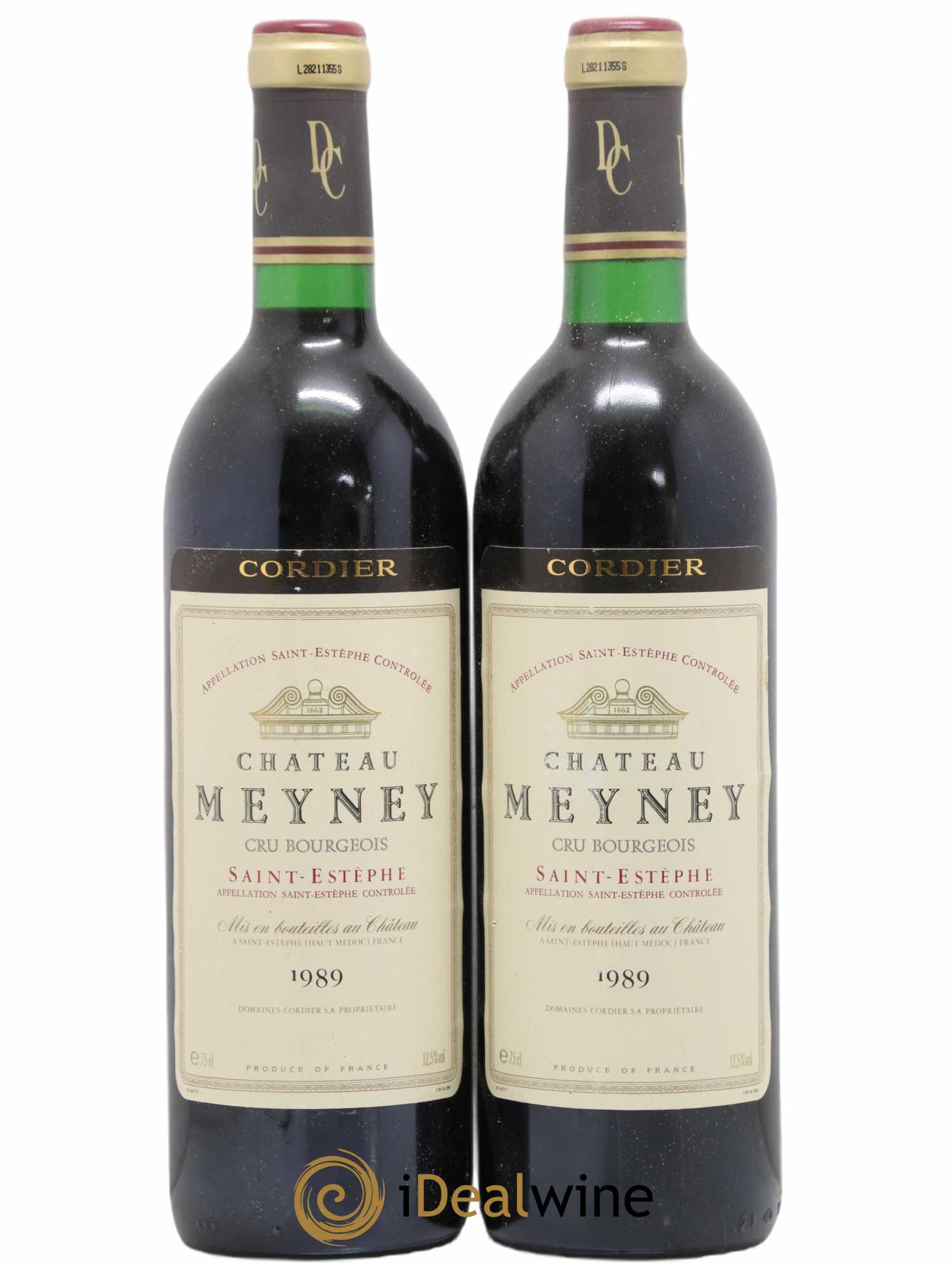 Château Meyney 1989 - Lot de 2 bouteilles - 0