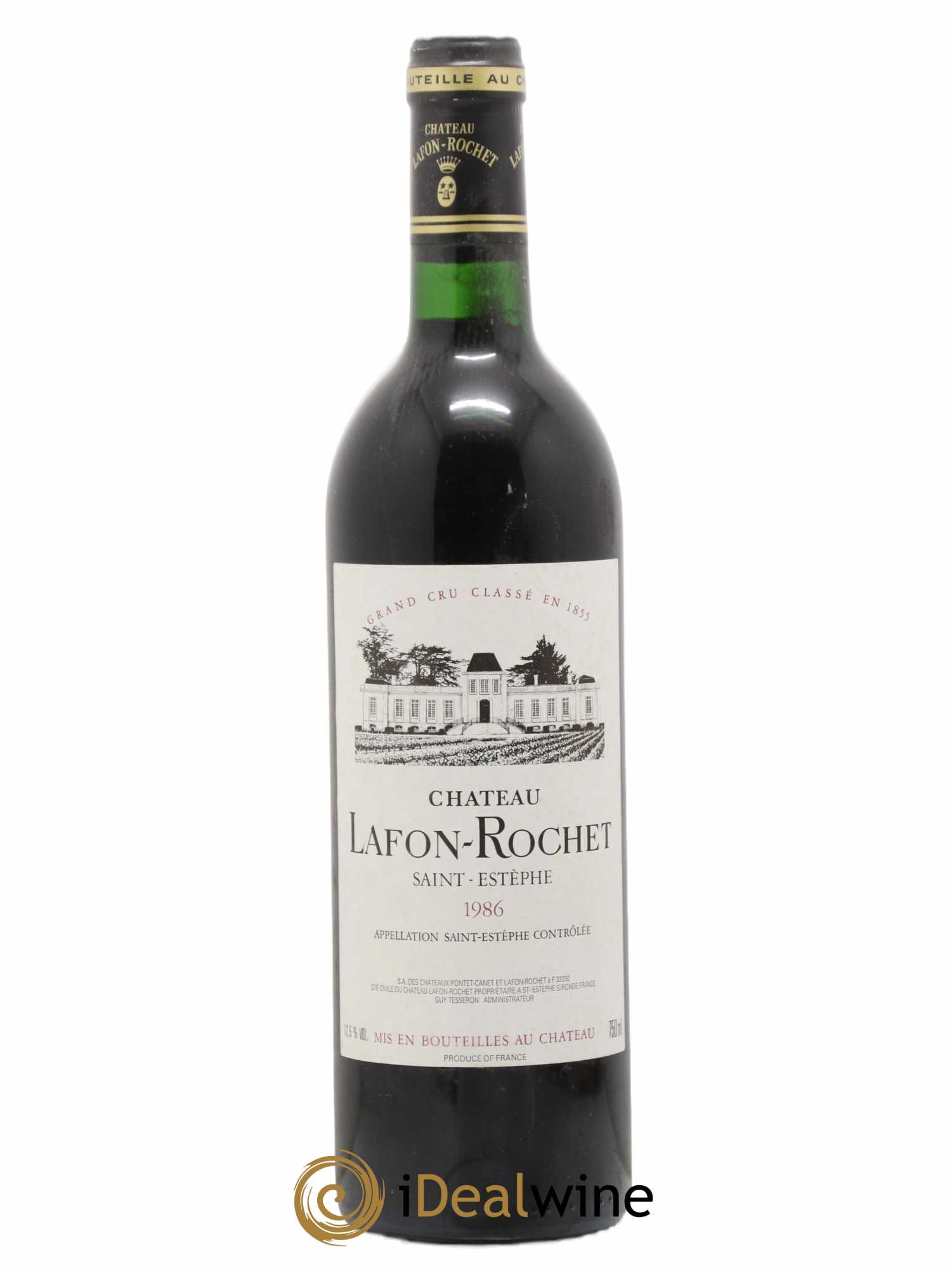 Château Lafon Rochet 4ème Grand Cru Classé 1986 - Lot de 1 bouteille - 0