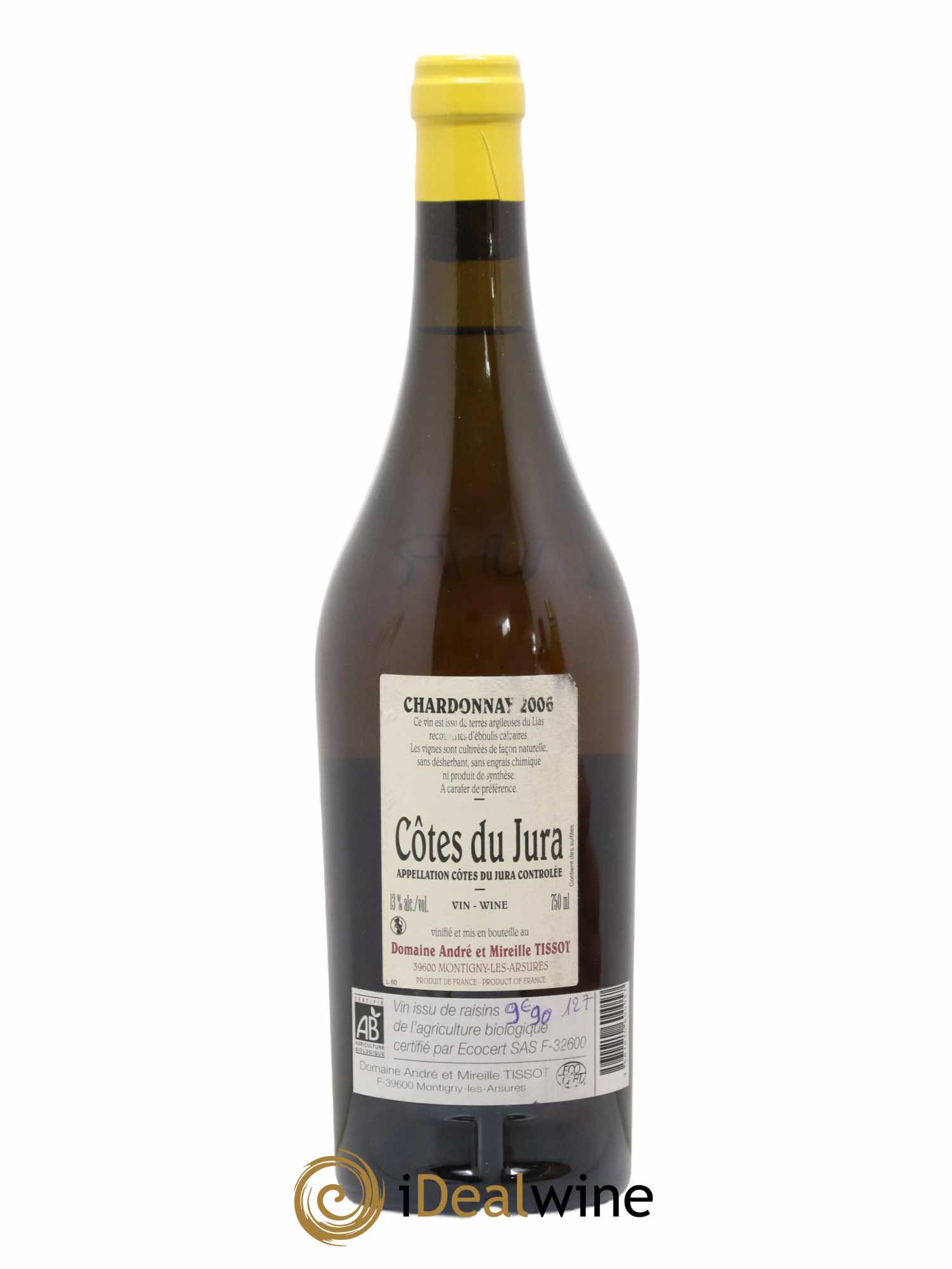 Côtes du Jura En Barberon Bénédicte et Stéphane Tissot 2006 - Lot de 1 bouteille - 1