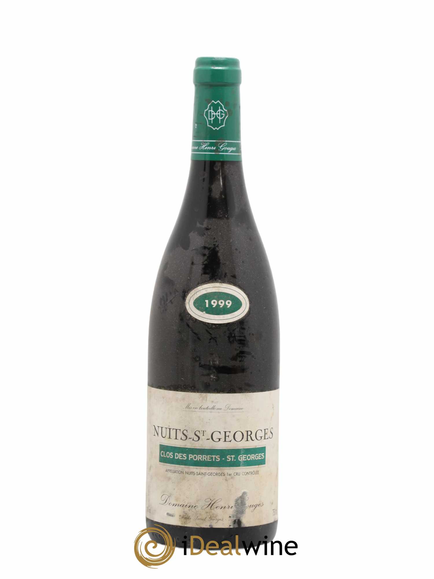 Nuits-Saint-Georges 1er Cru Clos des Porrets St Georges Henri Gouges 1999 - Lot de 1 bouteille - 0