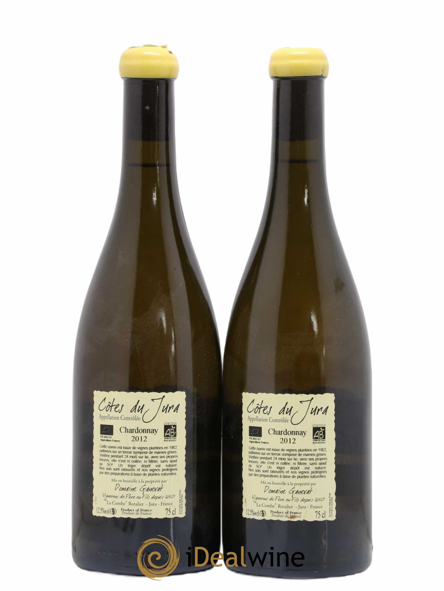 Côtes du Jura Les Chalasses Vieilles Vignes Jean-François Ganevat (Domaine) 2012 - Lot de 2 bouteilles - 1