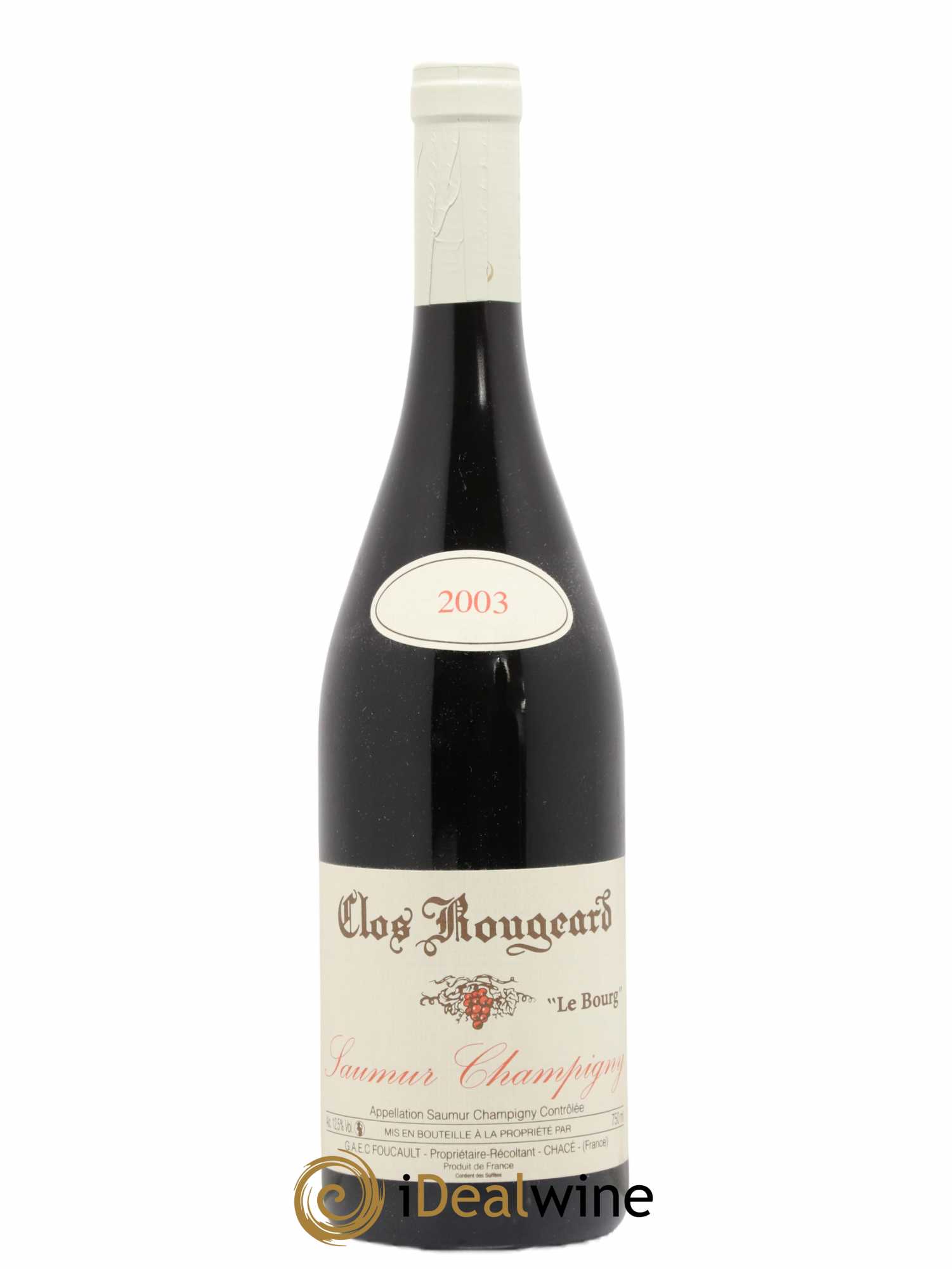 Saumur-Champigny Le Bourg Clos Rougeard 2003 - Lot de 1 bouteille - 0