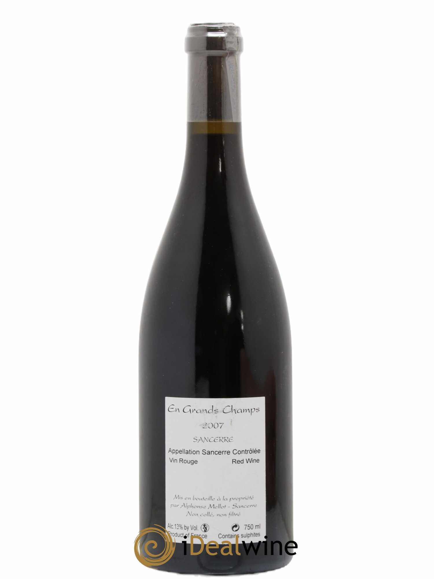 Sancerre En Grands Champs Alphonse Mellot 2007 - Lot de 1 bouteille - 1