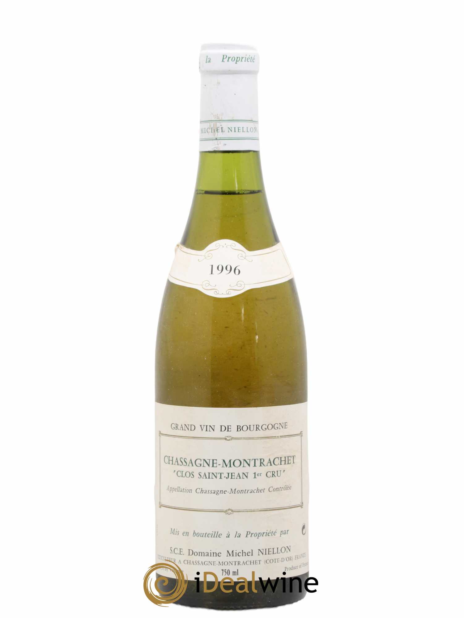 Chassagne-Montrachet 1er Cru Clos Saint-Jean Michel Niellon (Domaine) 1996 - Lot de 1 bouteille - 0