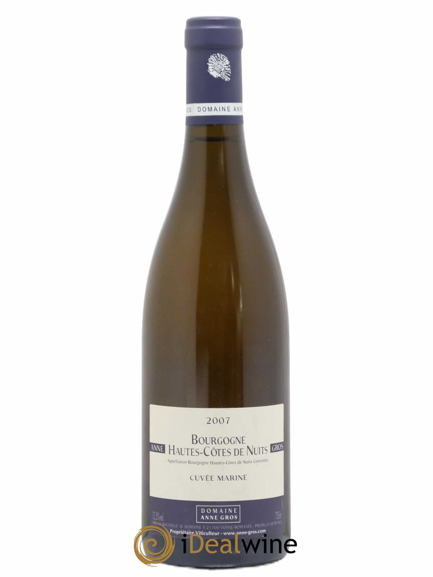 Hautes-Côtes de Nuits Cuvée Marine Anne Gros 2007 - Lot de 1 bouteille - 0