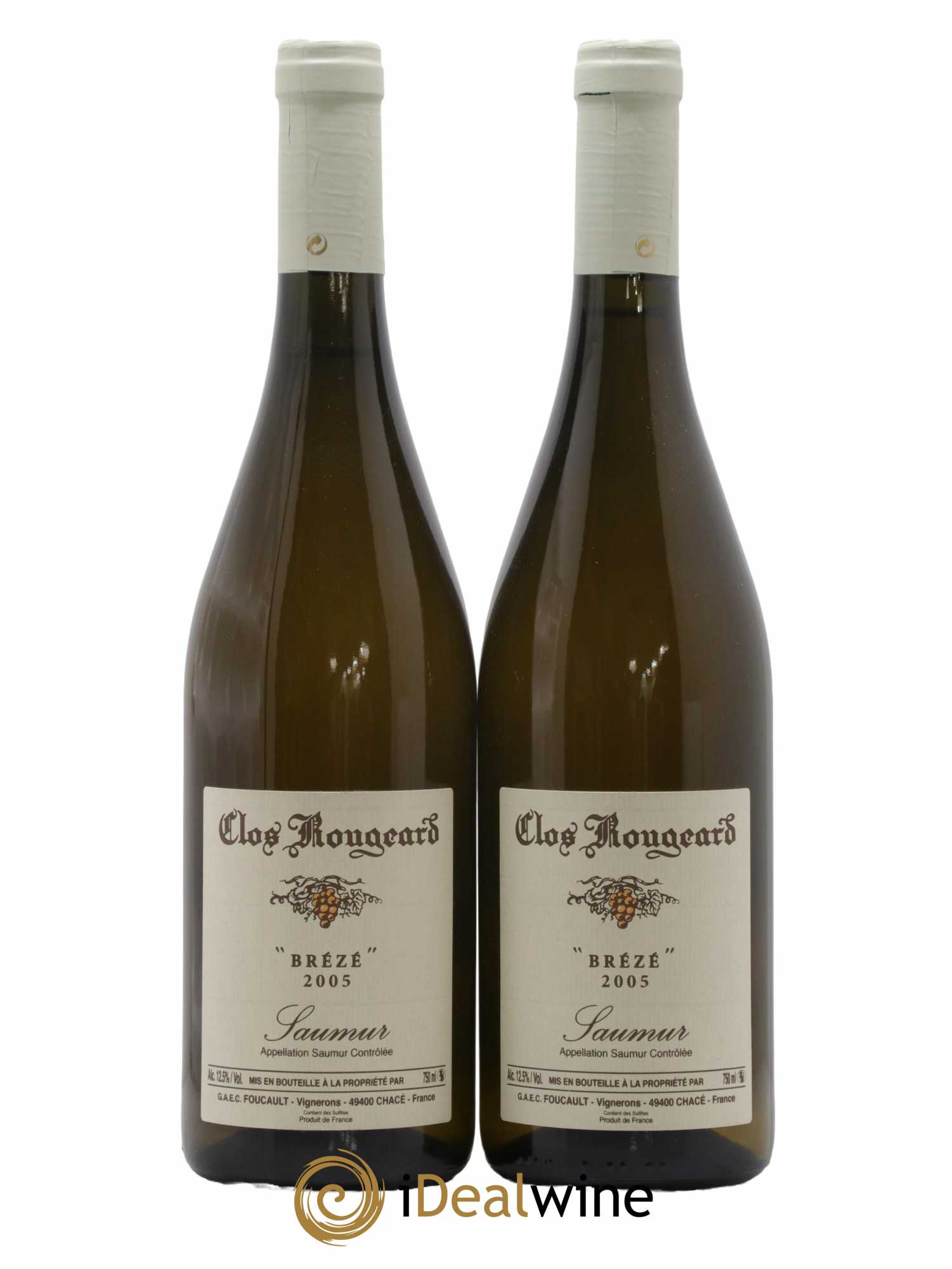 Saumur Brézé Clos Rougeard 2005 - Lot de 2 bouteilles - 0