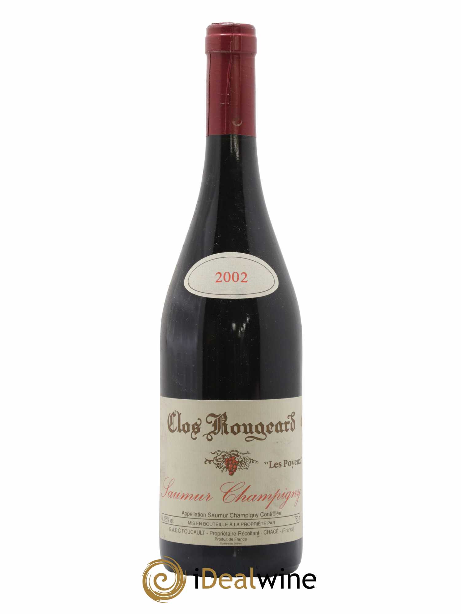 Saumur-Champigny Les Poyeux Clos Rougeard 2002 - Lot de 1 bouteille - 0