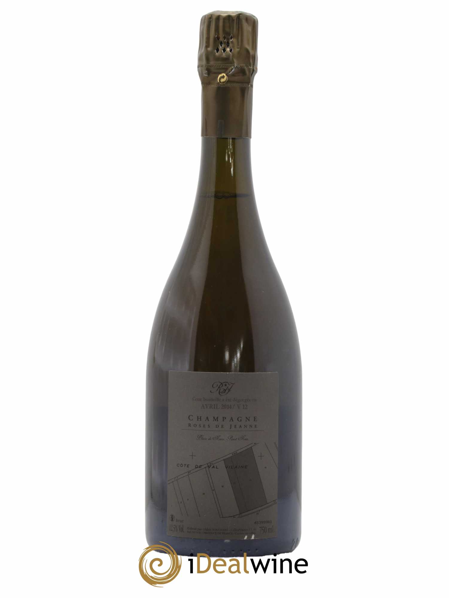 Roses de Jeanne Côte de Val Vilaine Blanc de Noirs Cédric Bouchard 2012 - Posten von 1 Flasche - 1