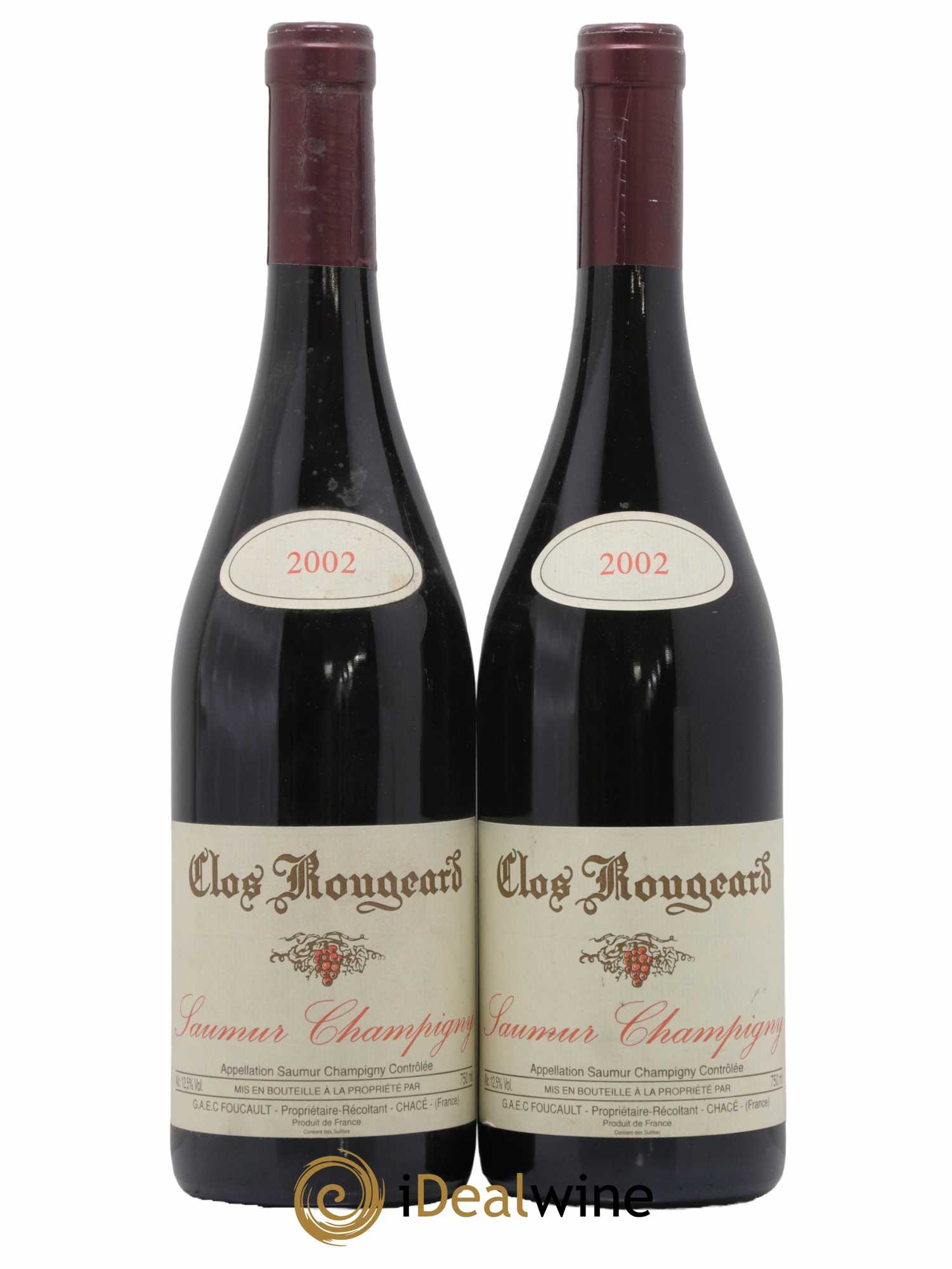 Saumur-Champigny Clos Rougeard 2002 - Lot de 2 bouteilles - 0