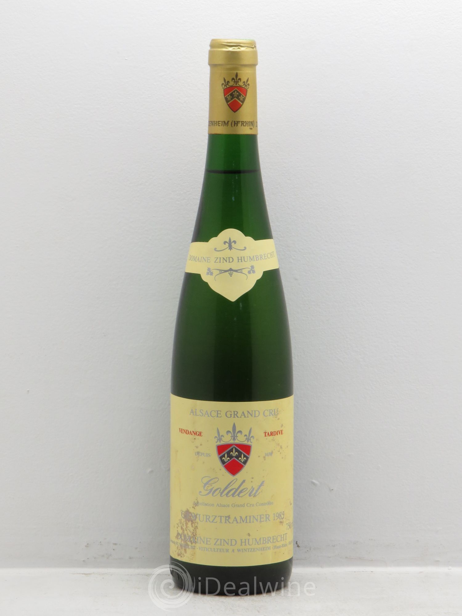 Alsace Gewurztraminer Vendanges Tardives Zind-Humbrecht (Domaine) Goldert 1985 - Lotto di 1 bottiglia - 0