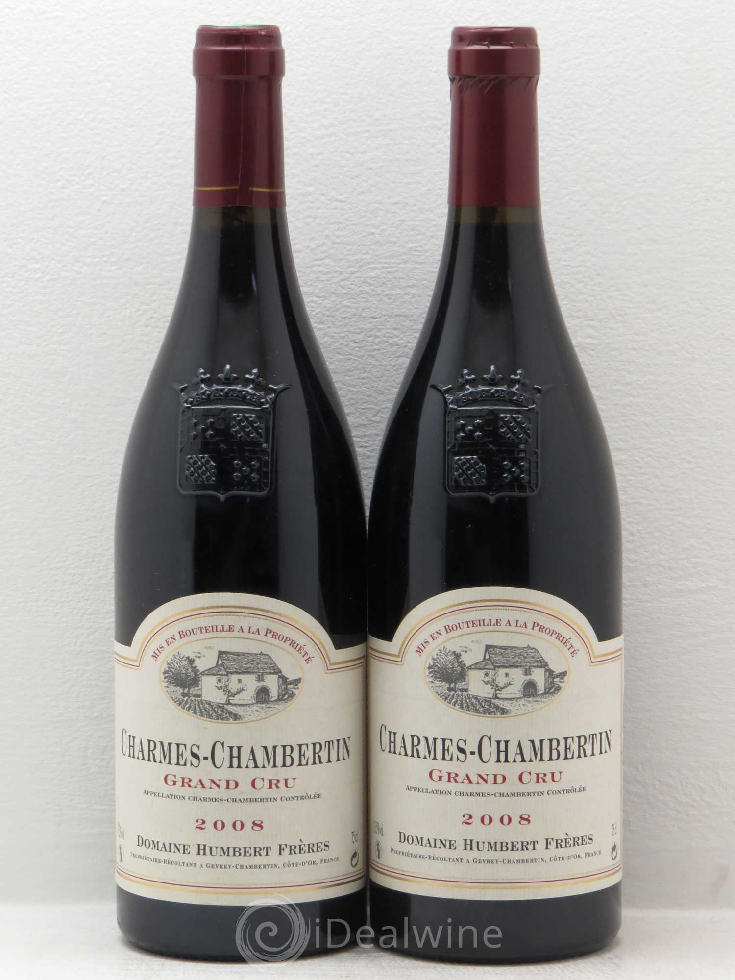 Charmes-Chambertin Grand Cru Domaine Humbert 2008 - Posten von 2 Flaschen - 0