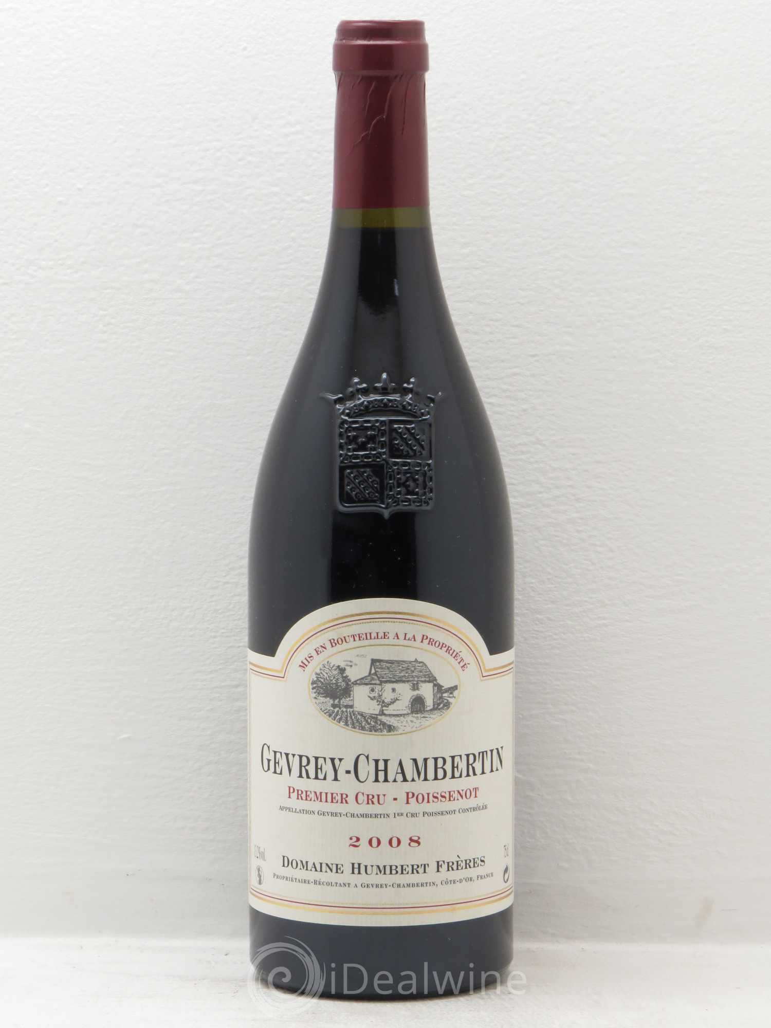 Gevrey-Chambertin 1er Cru Poissenot Humbert (Domaine) 2008 - Lot de 1 bouteille - 0