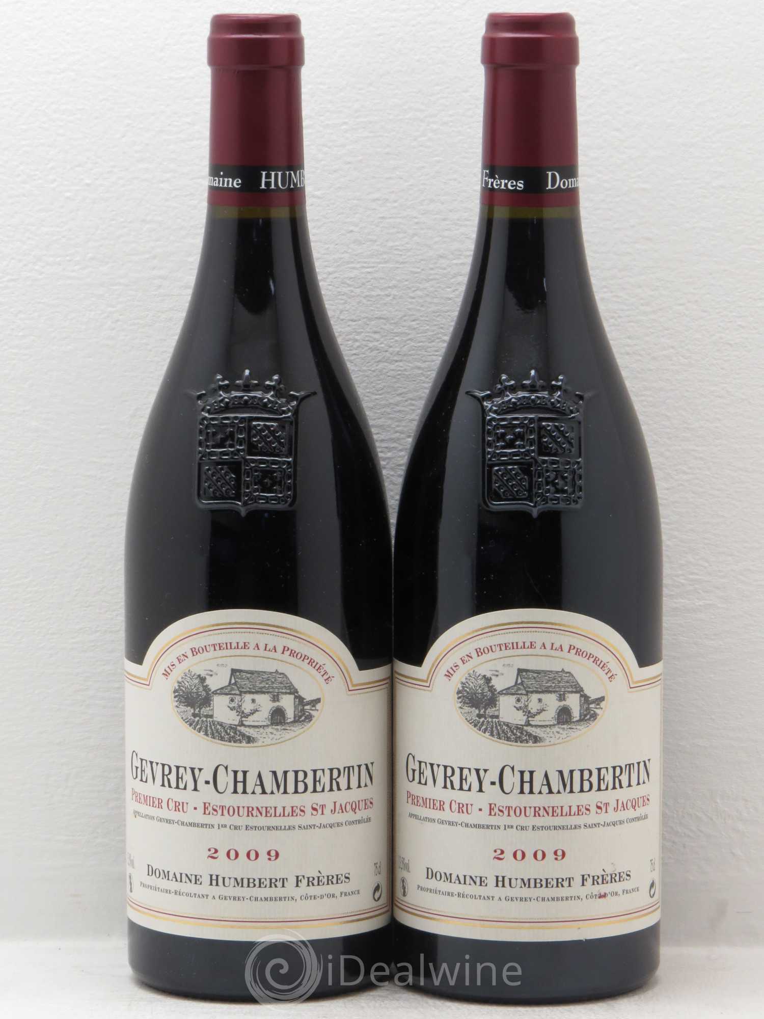 Gevrey-Chambertin 1er Cru Estournelles Saint-Jacques Humbert (Domaine) 2009 - Lot de 2 bouteilles - 0