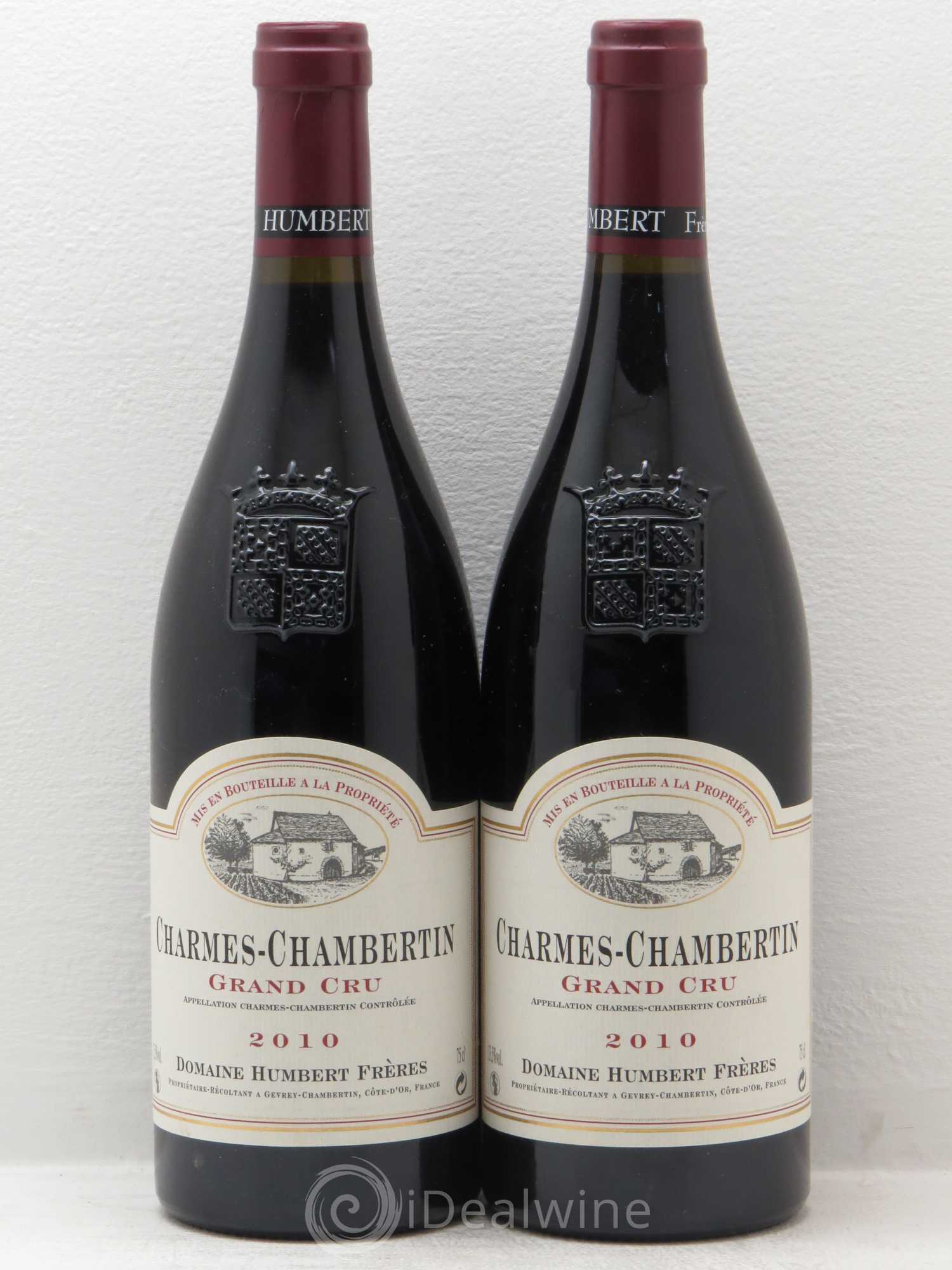 Charmes-Chambertin Grand Cru Humbert (Domaine) 2010 - Posten von 2 Flaschen - 0