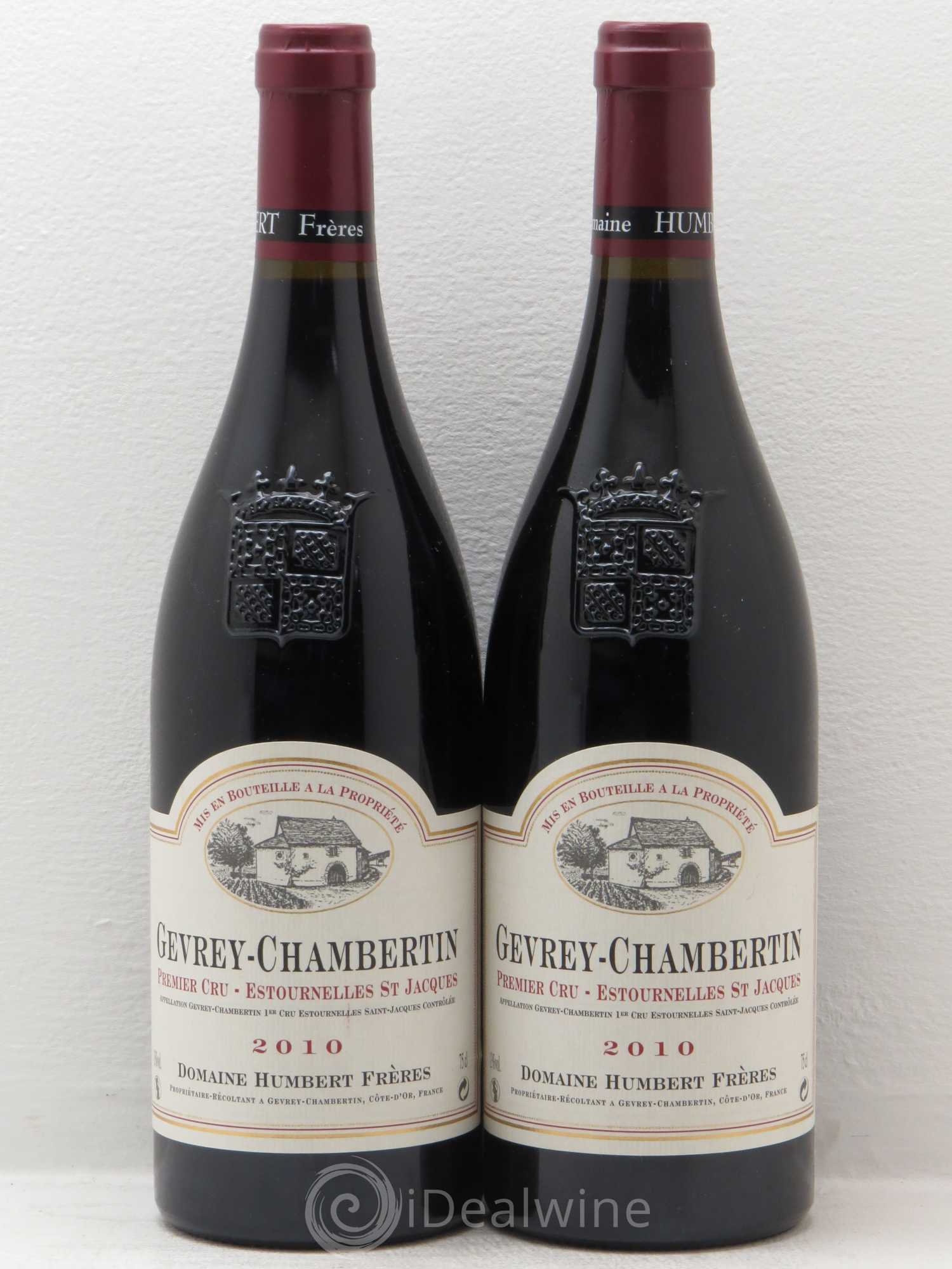 Gevrey-Chambertin 1er Cru Estournelles Saint-Jacques Humbert (Domaine) 2010 - Lot de 2 bouteilles - 0