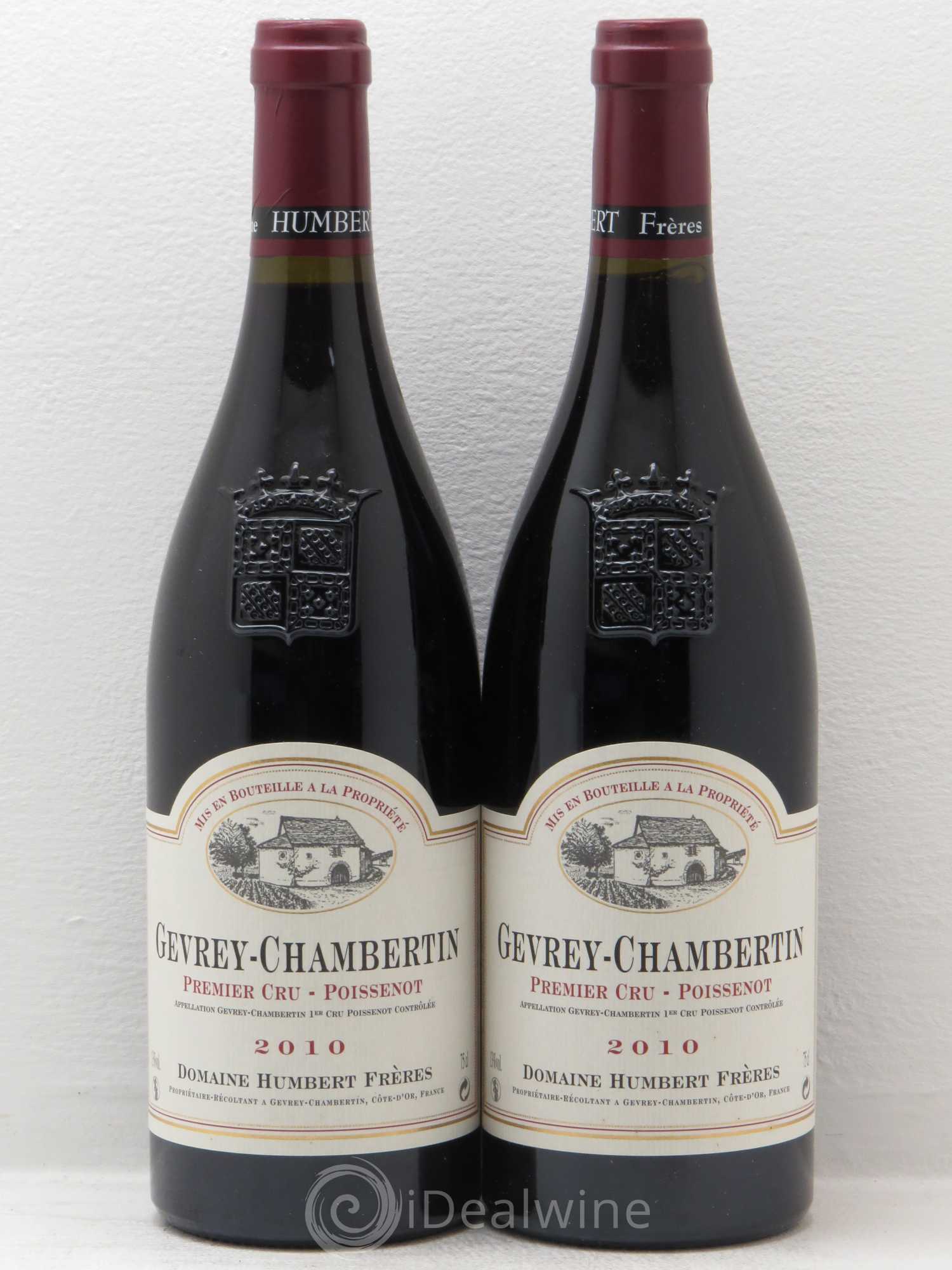 Gevrey-Chambertin 1er Cru Poissenot Humbert (Domaine) 2010 - Lot de 2 bouteilles - 0