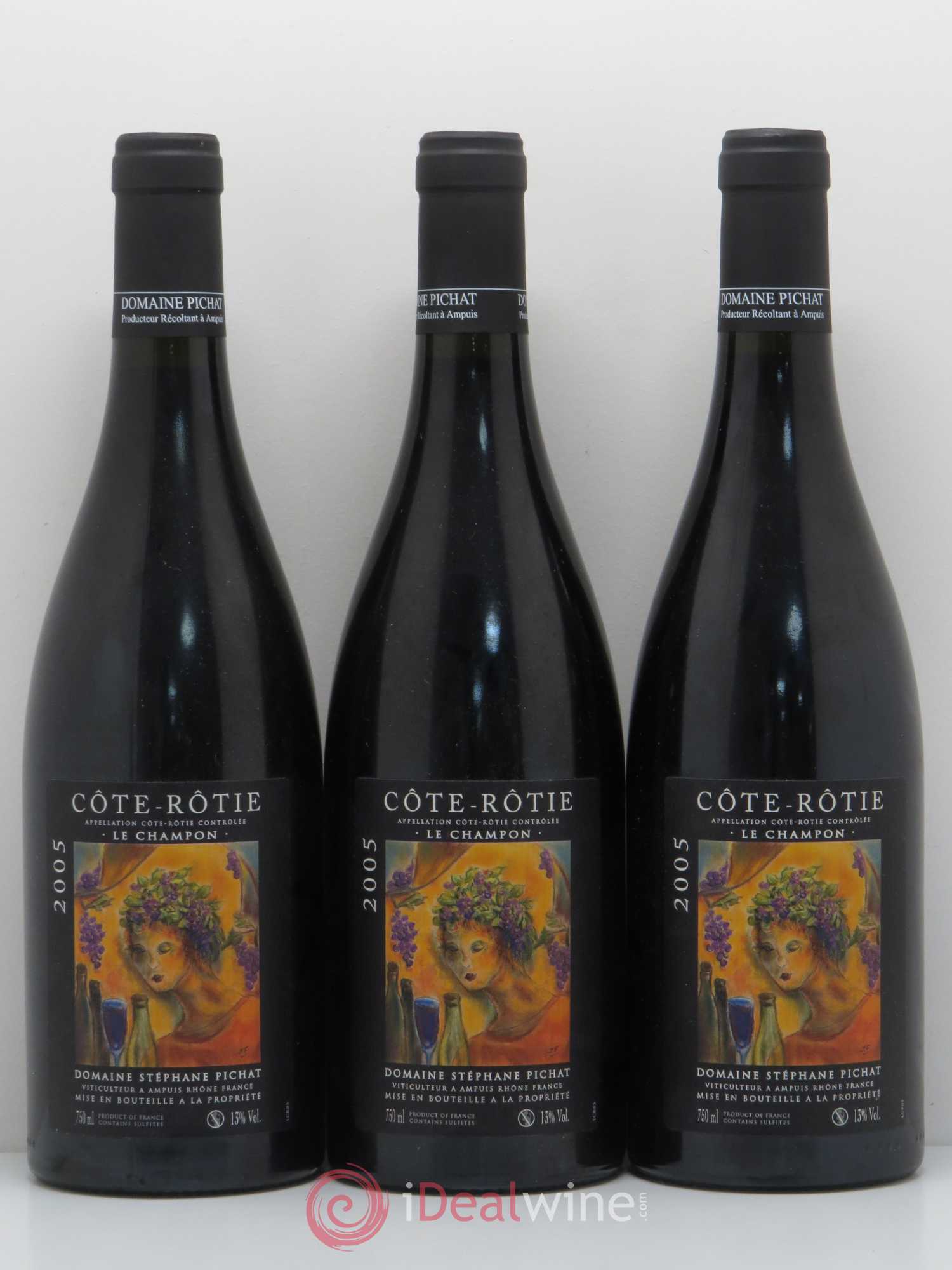 Côte-Rôtie Champon's Pichat (Domaine) 2005 - Lot de 3 bouteilles - 0