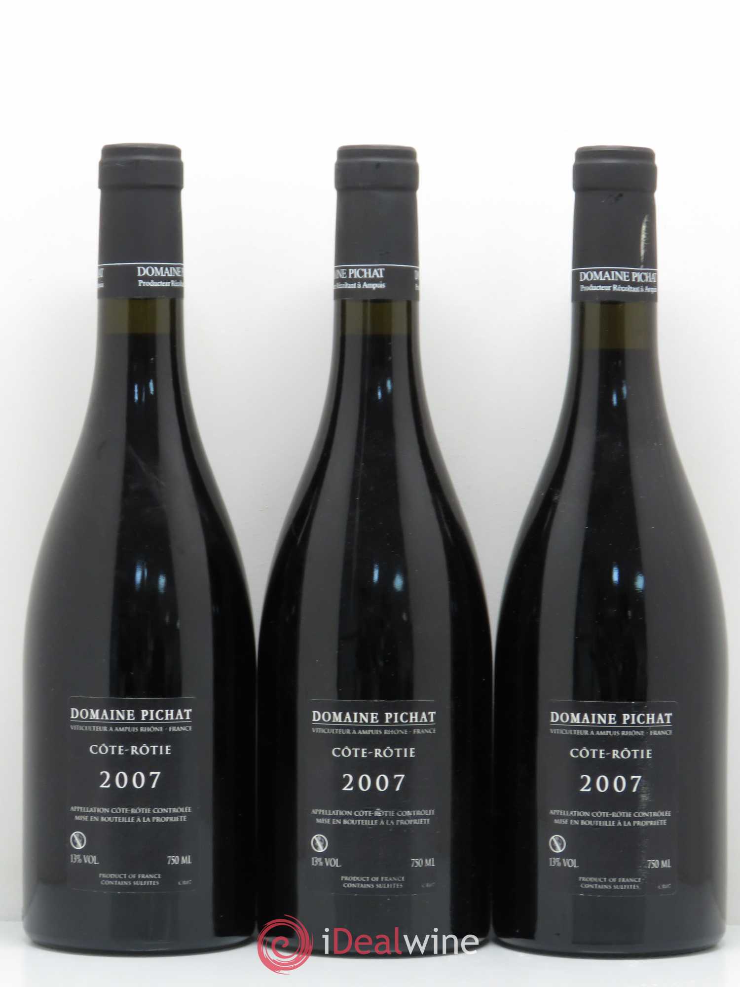 Côte-Rôtie Champon's Pichat (Domaine) 2007 - Lot de 3 bouteilles - 1