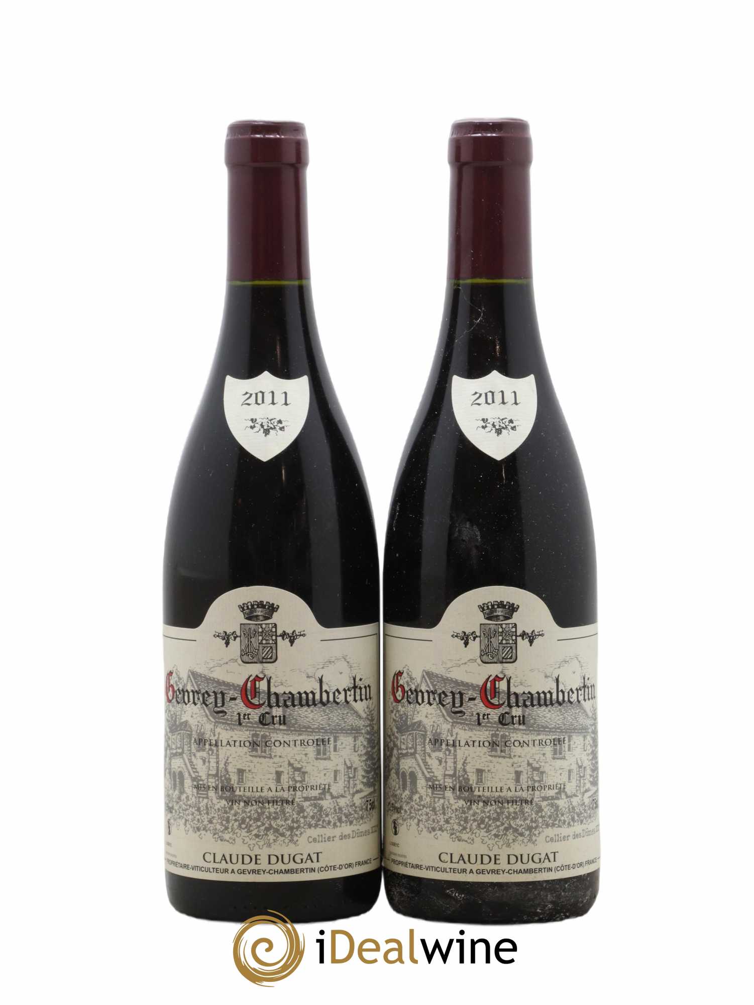 Gevrey-Chambertin 1er Cru Claude Dugat 2011 - Lot of 2 bottles - 0
