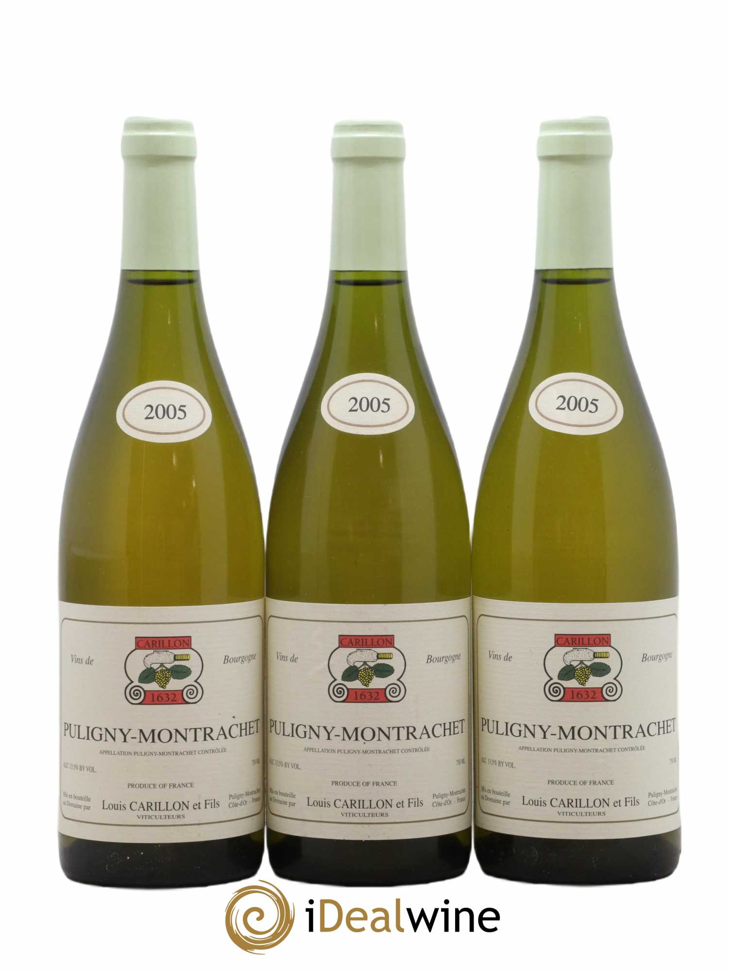 Puligny-Montrachet Louis Carillon & Fils 2005 - Lot de 3 bouteilles - 0