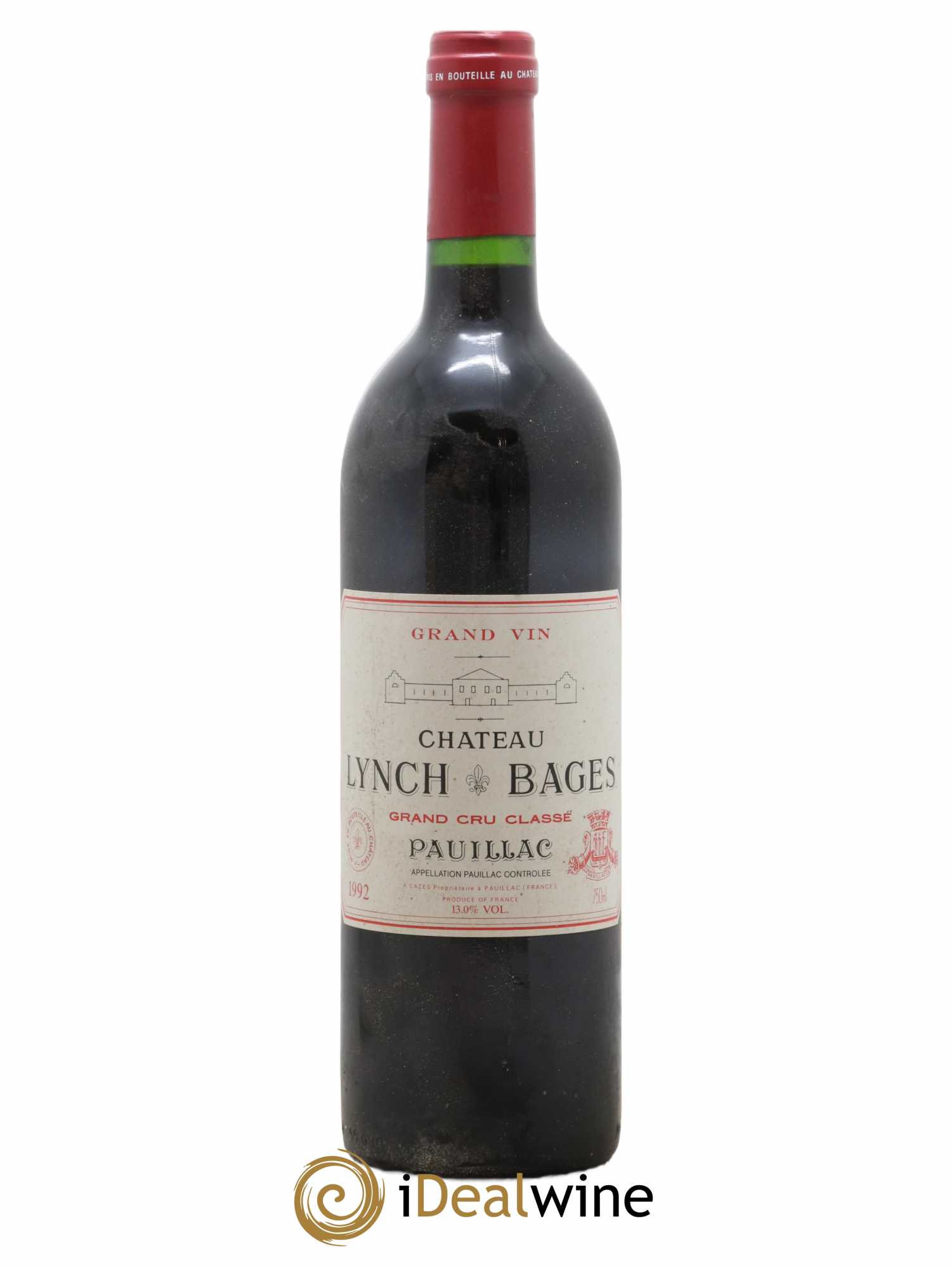 Château Lynch Bages 5ème Grand Cru Classé 1992 - Lot de 1 bouteille - 0