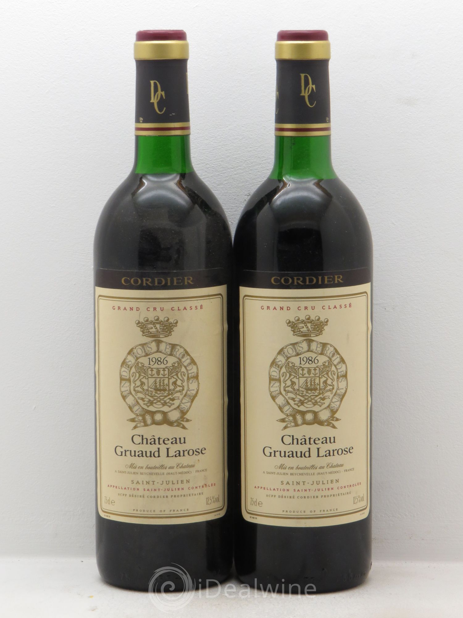Château Gruaud Larose 2ème Grand Cru Classé 1986 - Lot de 2 bouteilles - 0
