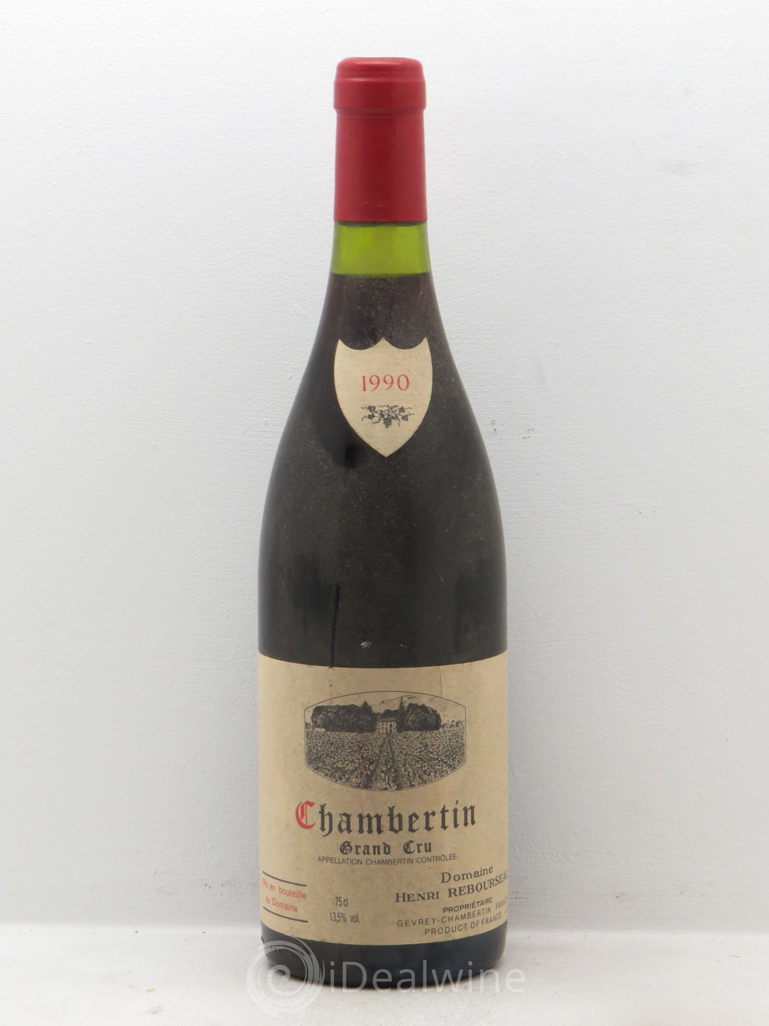Chambertin Grand Cru Henri Rebourseau 1990 - Lot de 1 bouteille - 0