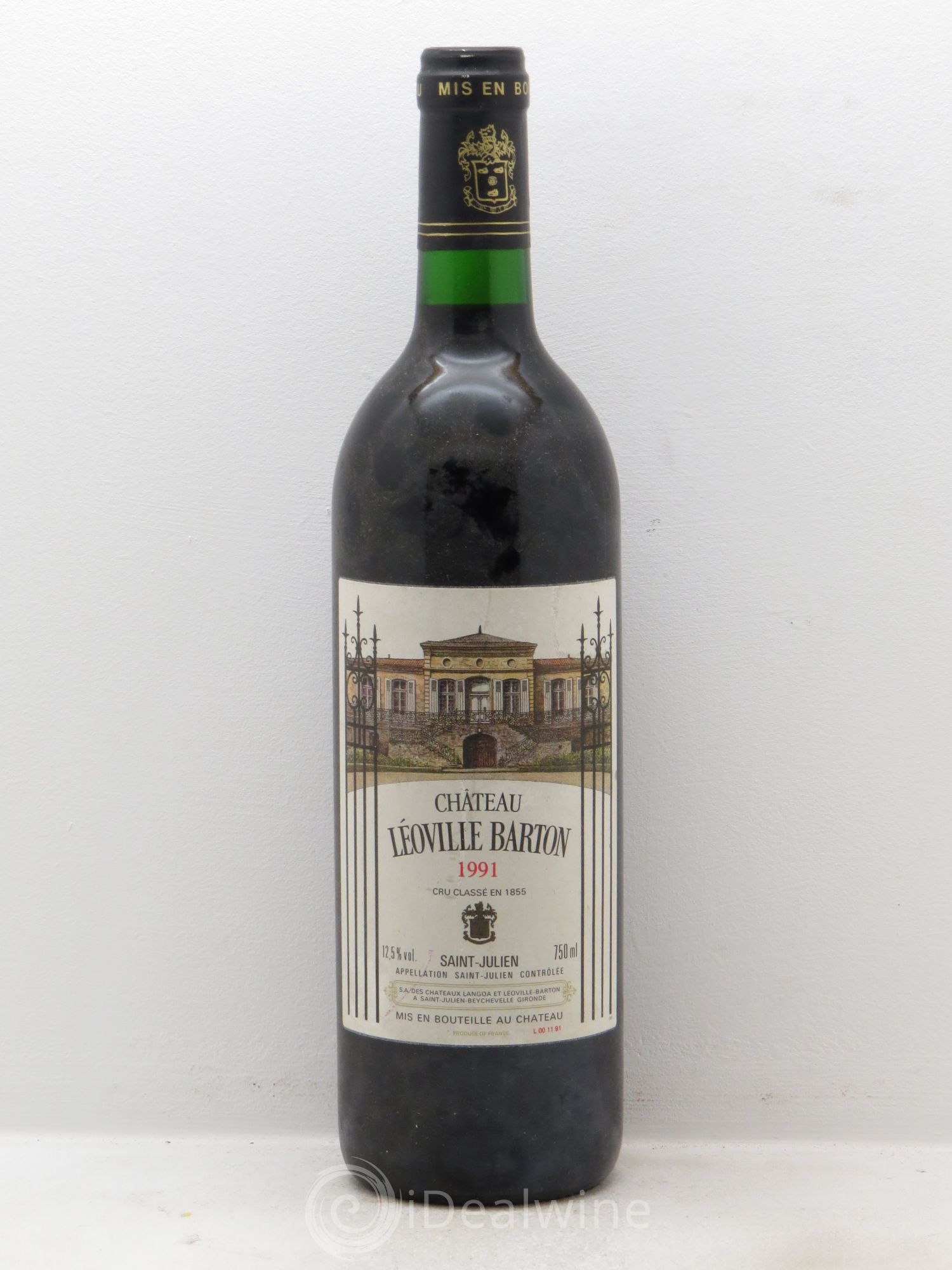 Château Léoville Barton 2ème Grand Cru Classé 1991 - Lot de 1 bouteille - 0