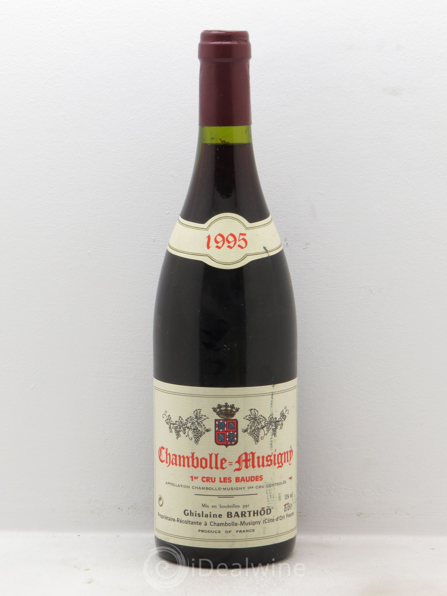Chambolle-Musigny 1er Cru G.Barthod 1995 - Lot de 1 bouteille - 0
