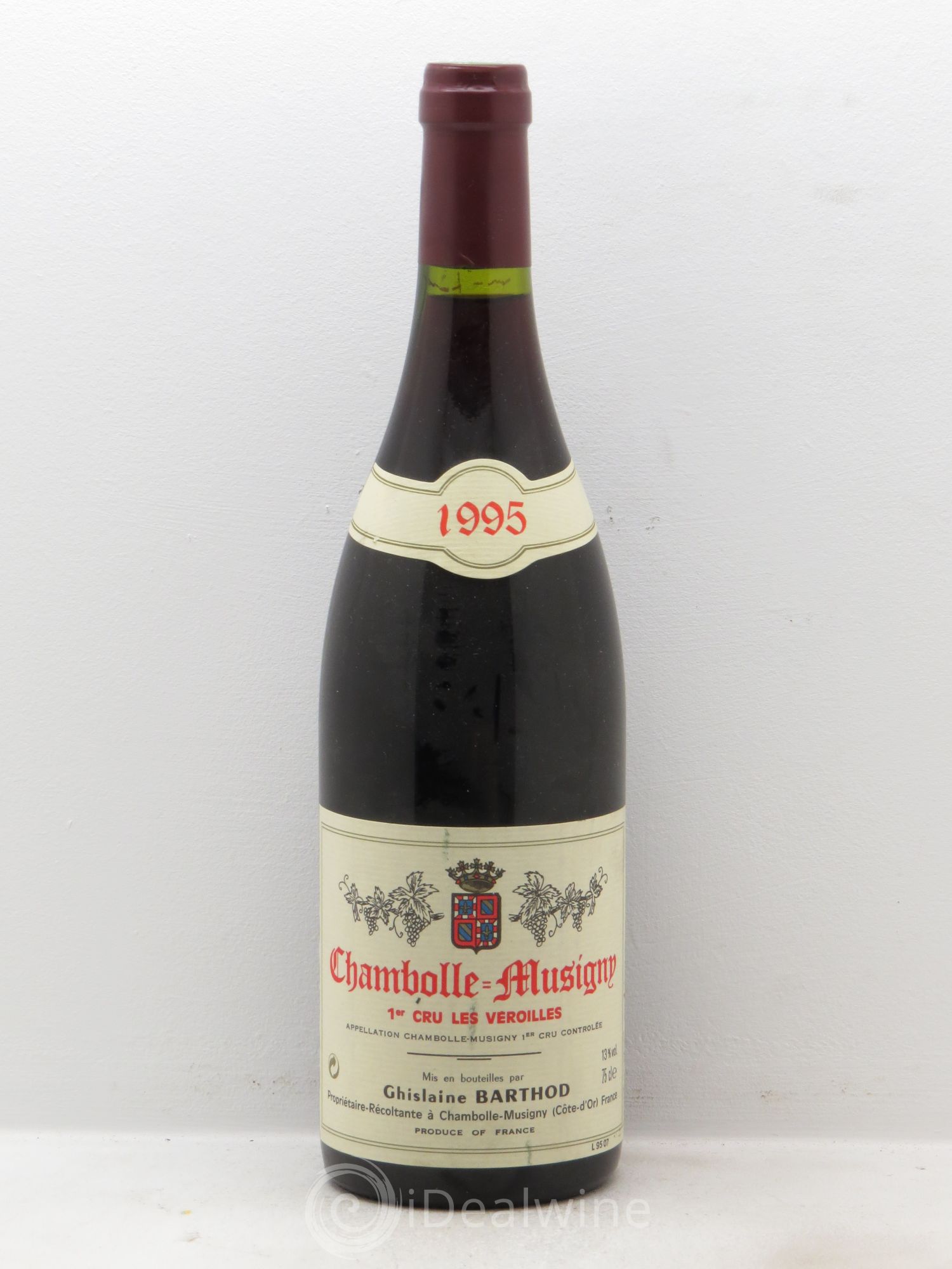 Chambolle-Musigny 1er Cru Les Varoilles - G.Barthod 1995 - Posten von 1 Flasche - 0