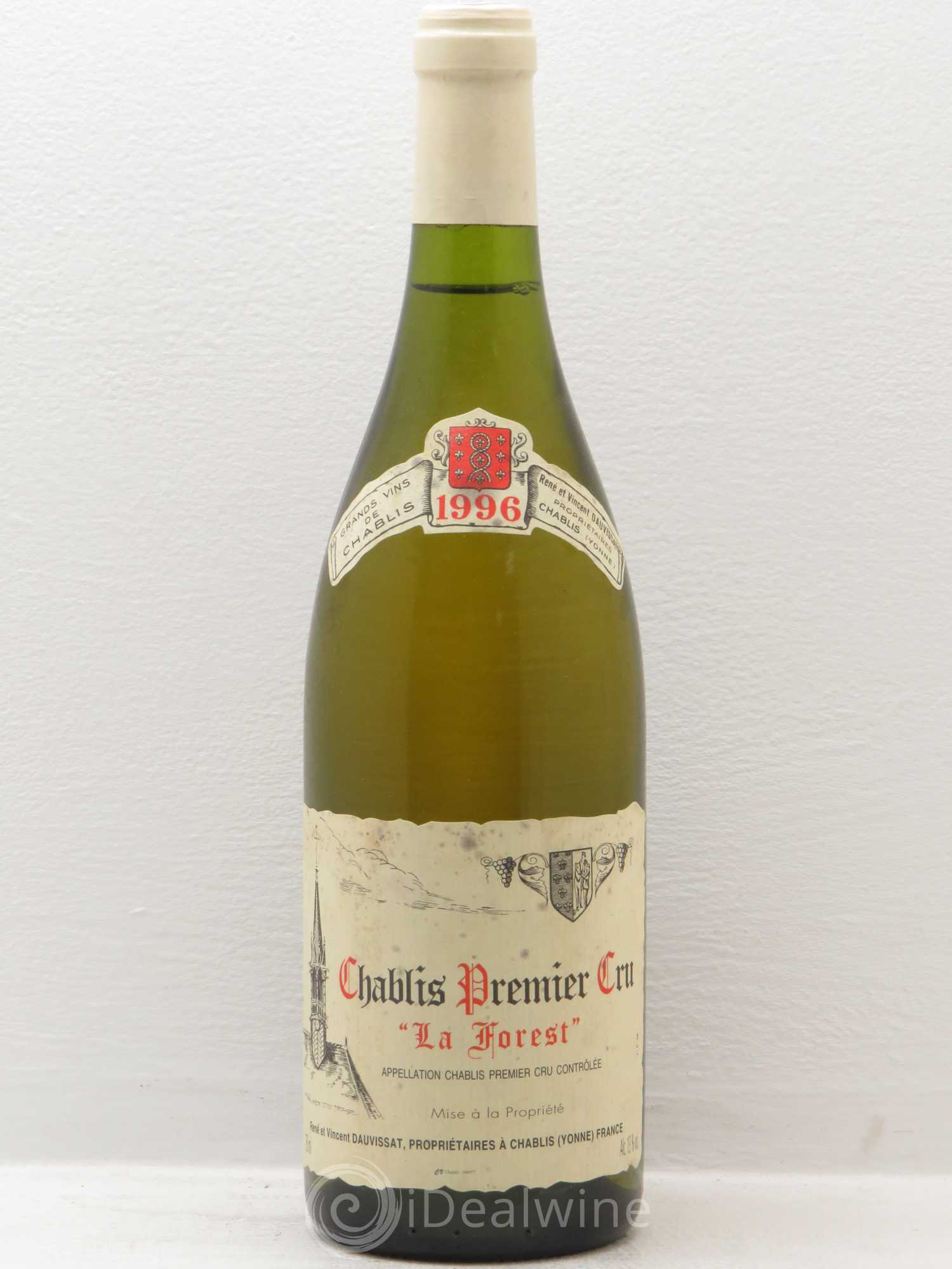 Chablis 1er Cru La Forest Vincent Dauvissat (Domaine) 1996 - Lot de 1 bouteille - 0