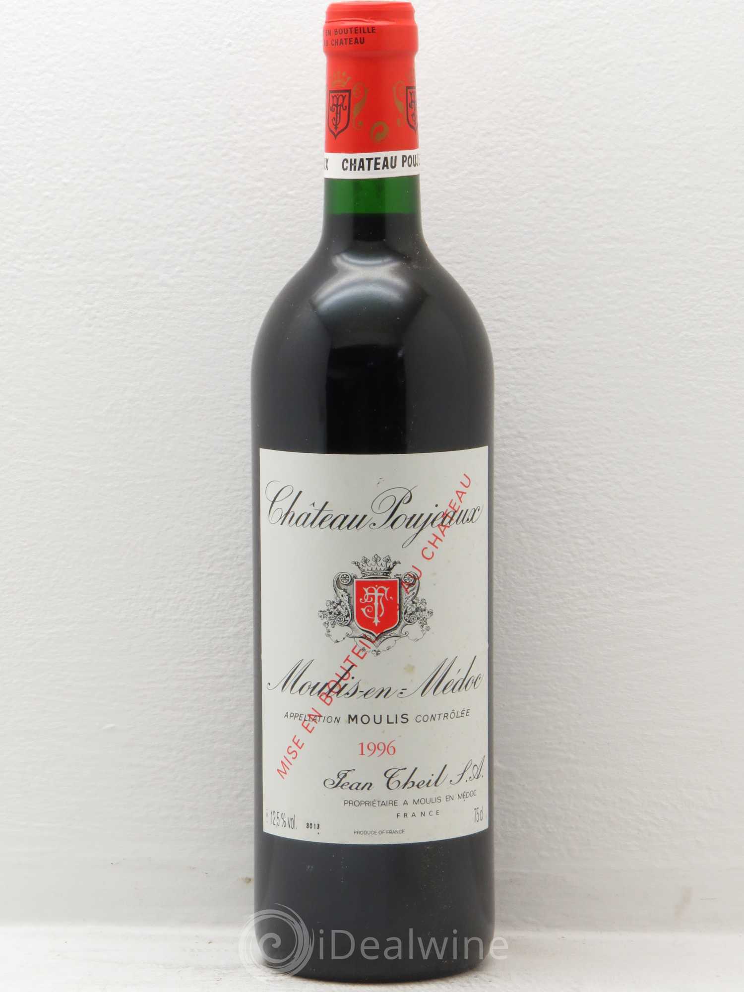Château Poujeaux 1996 - Lot de 6 bouteilles - 0