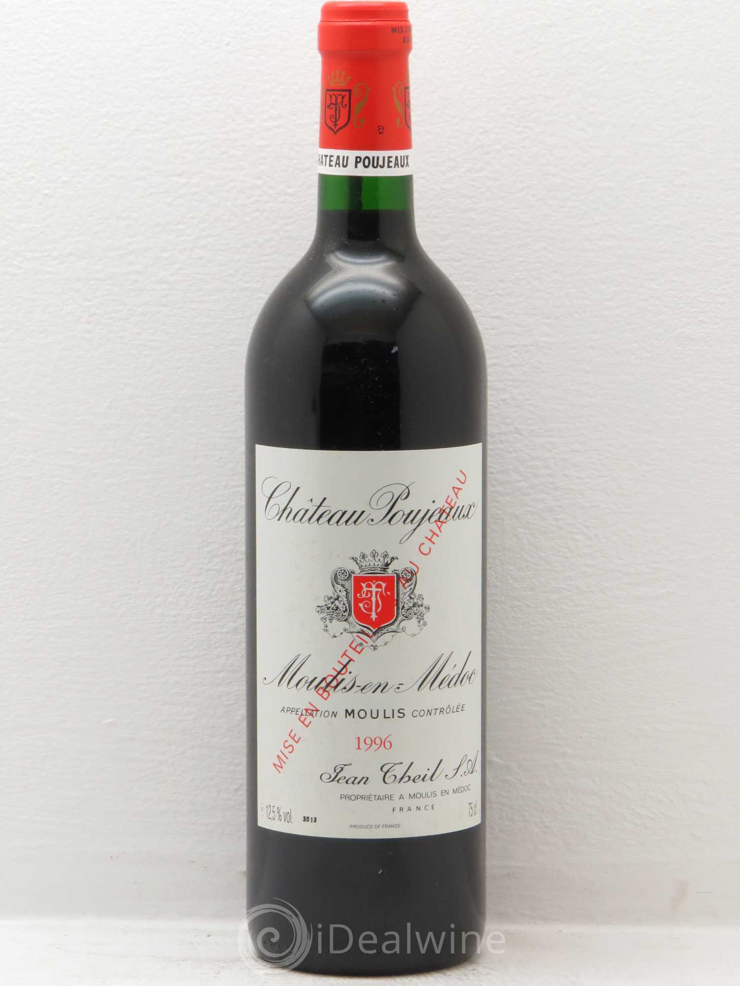 Château Poujeaux 1996 - Lot de 1 bouteille - 0