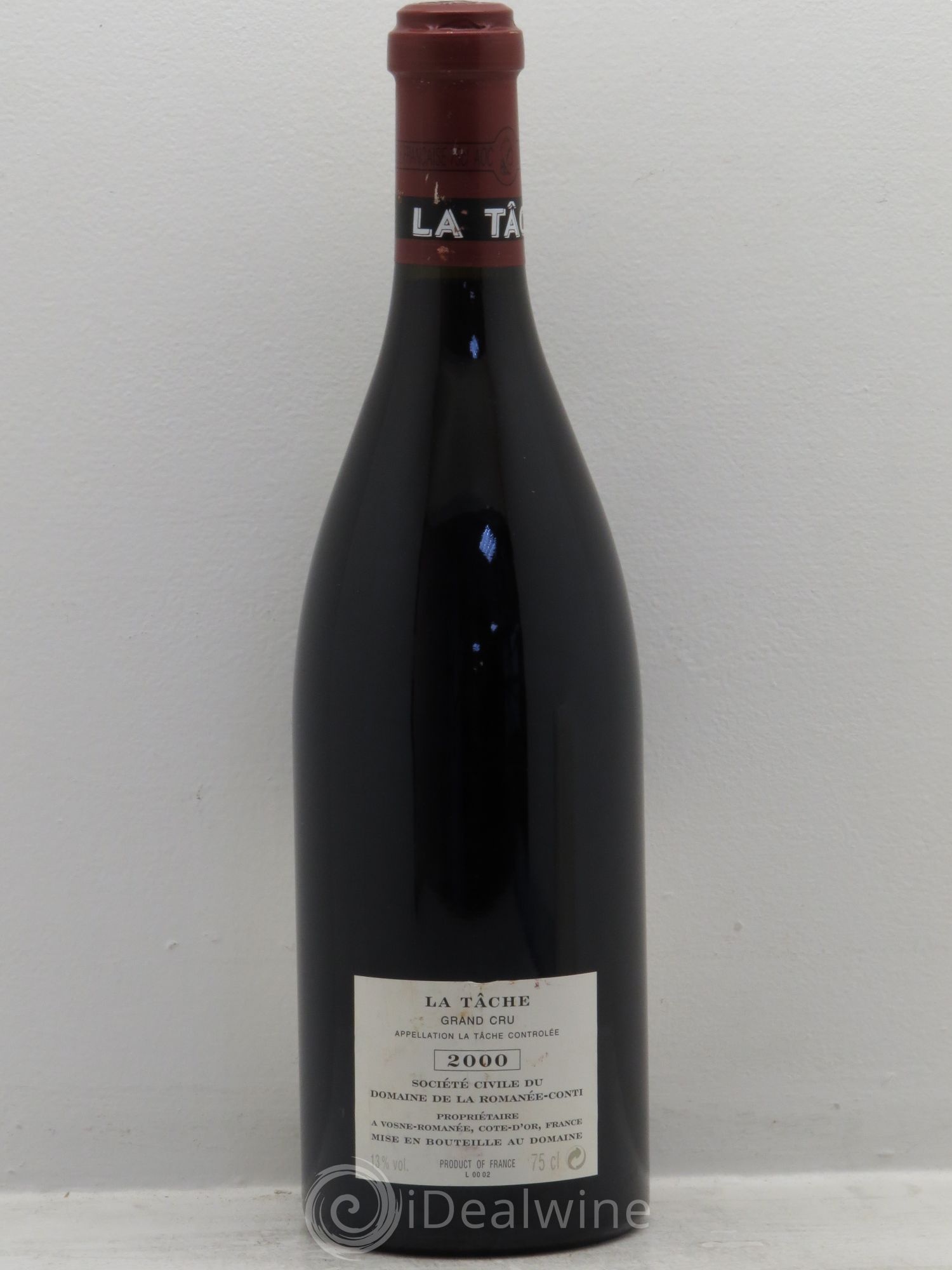 La Tâche Grand Cru Domaine de la Romanée-Conti 2000 - Lot de 1 bouteille - 1