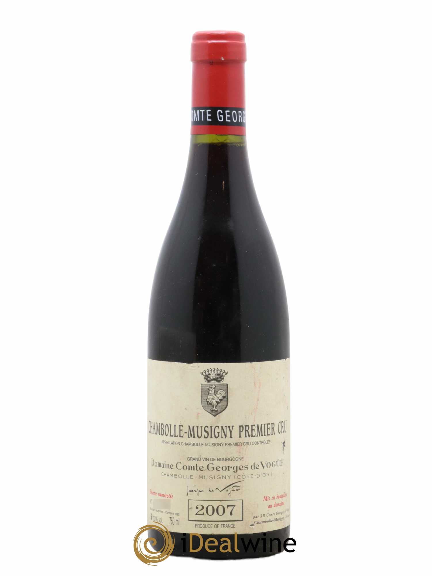 Chambolle-Musigny 1er Cru Comte Georges de Vogüé 2007 - Lot de 1 bouteille - 0