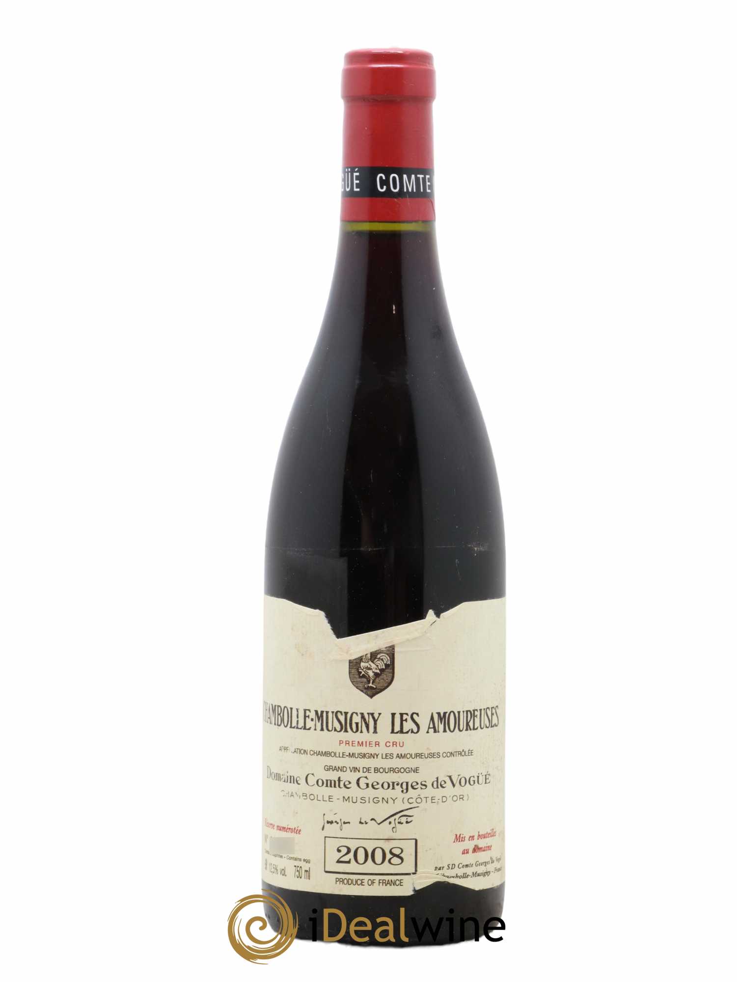 Chambolle-Musigny 1er Cru Les Amoureuses Comte Georges de Vogüé 2008 - Lot de 1 bouteille - 0