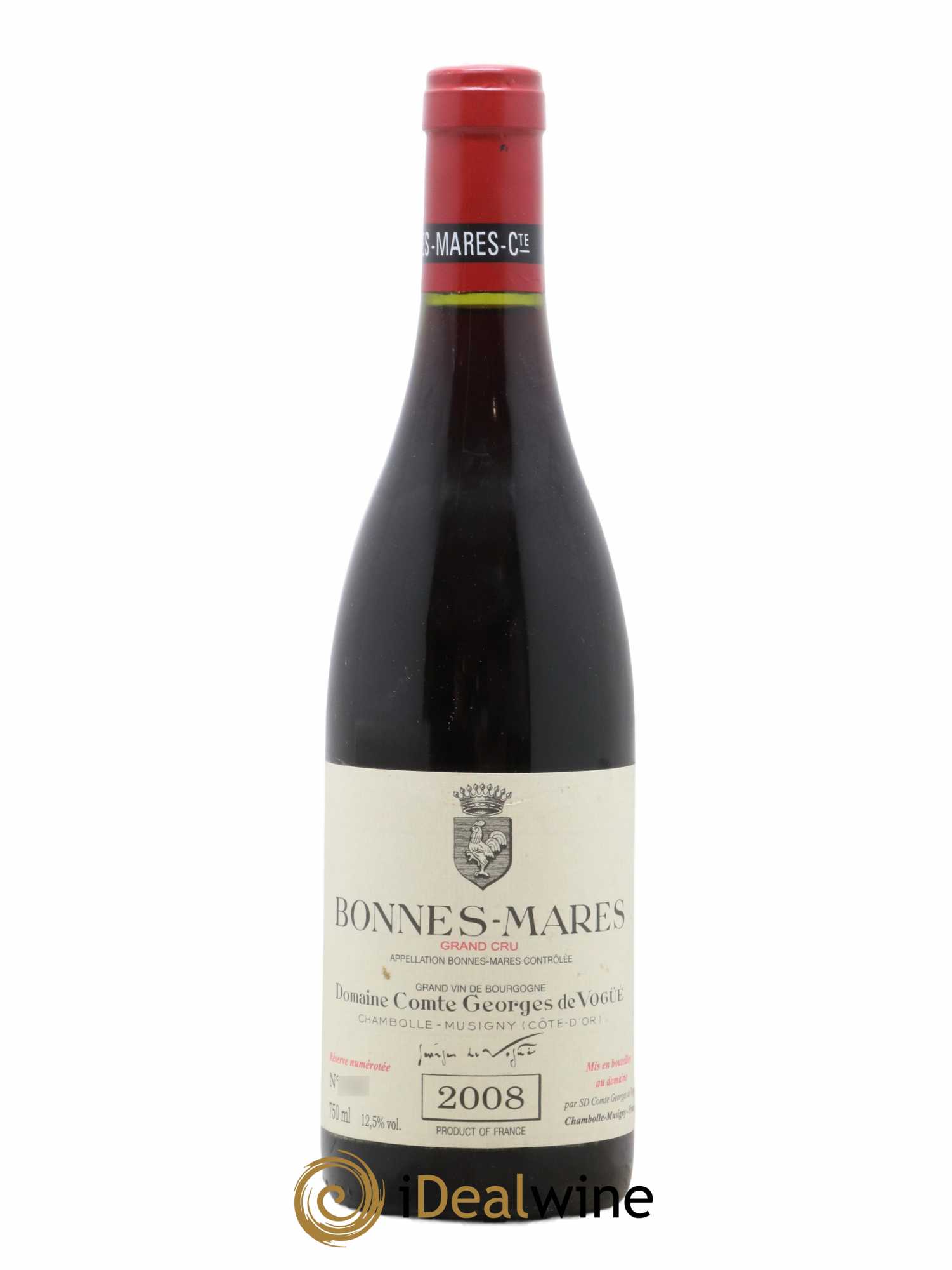 Bonnes-Mares Grand Cru Comte Georges de Vogüé 2008 - Lot de 1 bouteille - 0