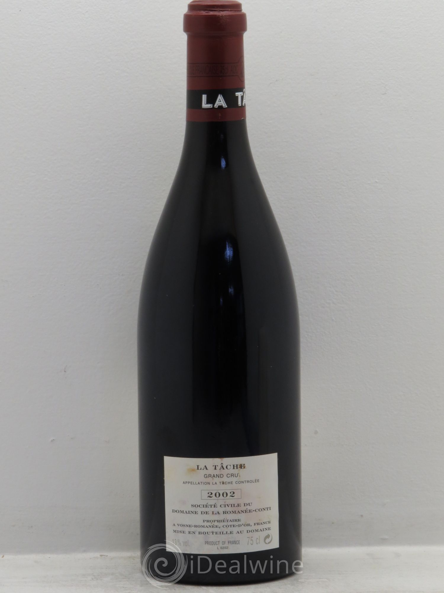 La Tâche Grand Cru Domaine de la Romanée-Conti 2002 - Lot de 1 bouteille - 1