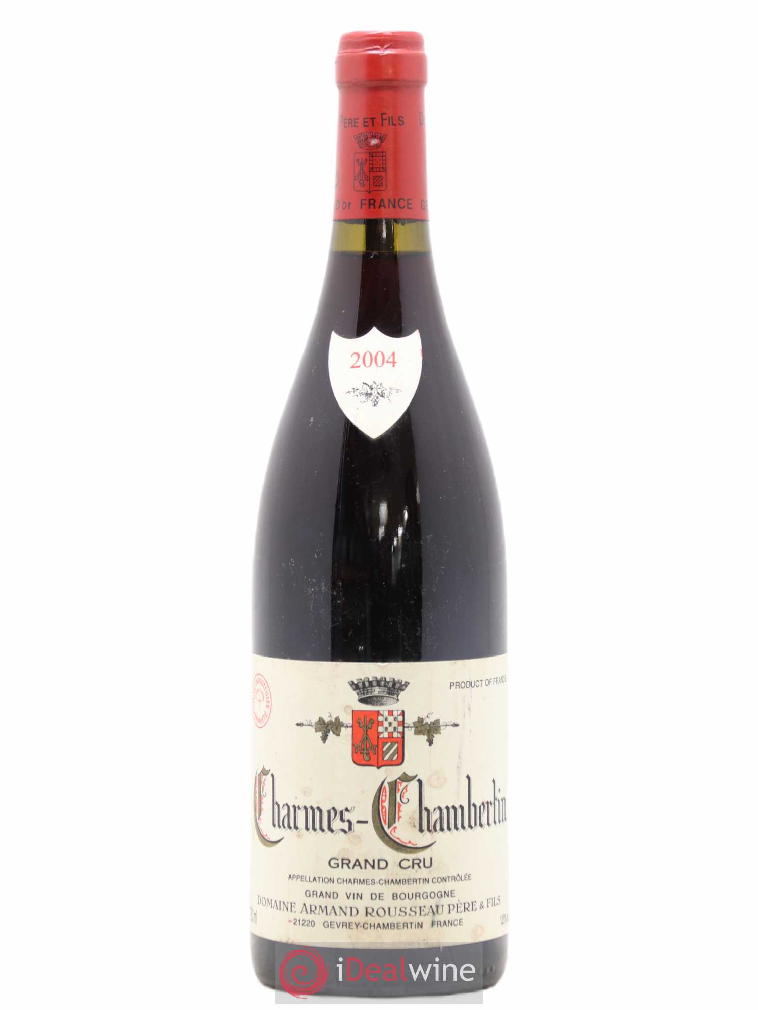 Charmes-Chambertin Grand Cru Armand Rousseau (Domaine) 2004 - Lot de 1 bouteille - 0