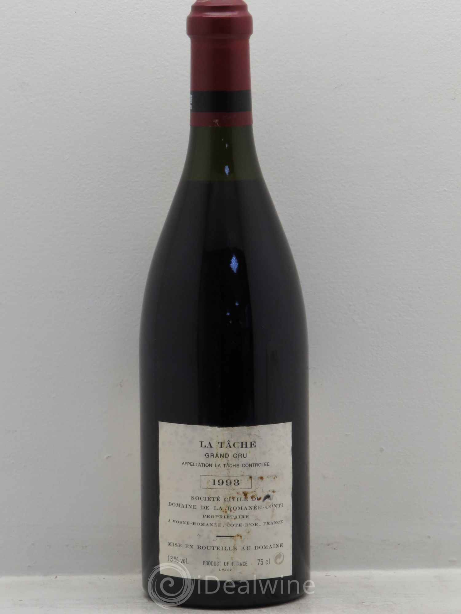 La Tâche Grand Cru Domaine de la Romanée-Conti 1993 - Lot de 1 bouteille - 1