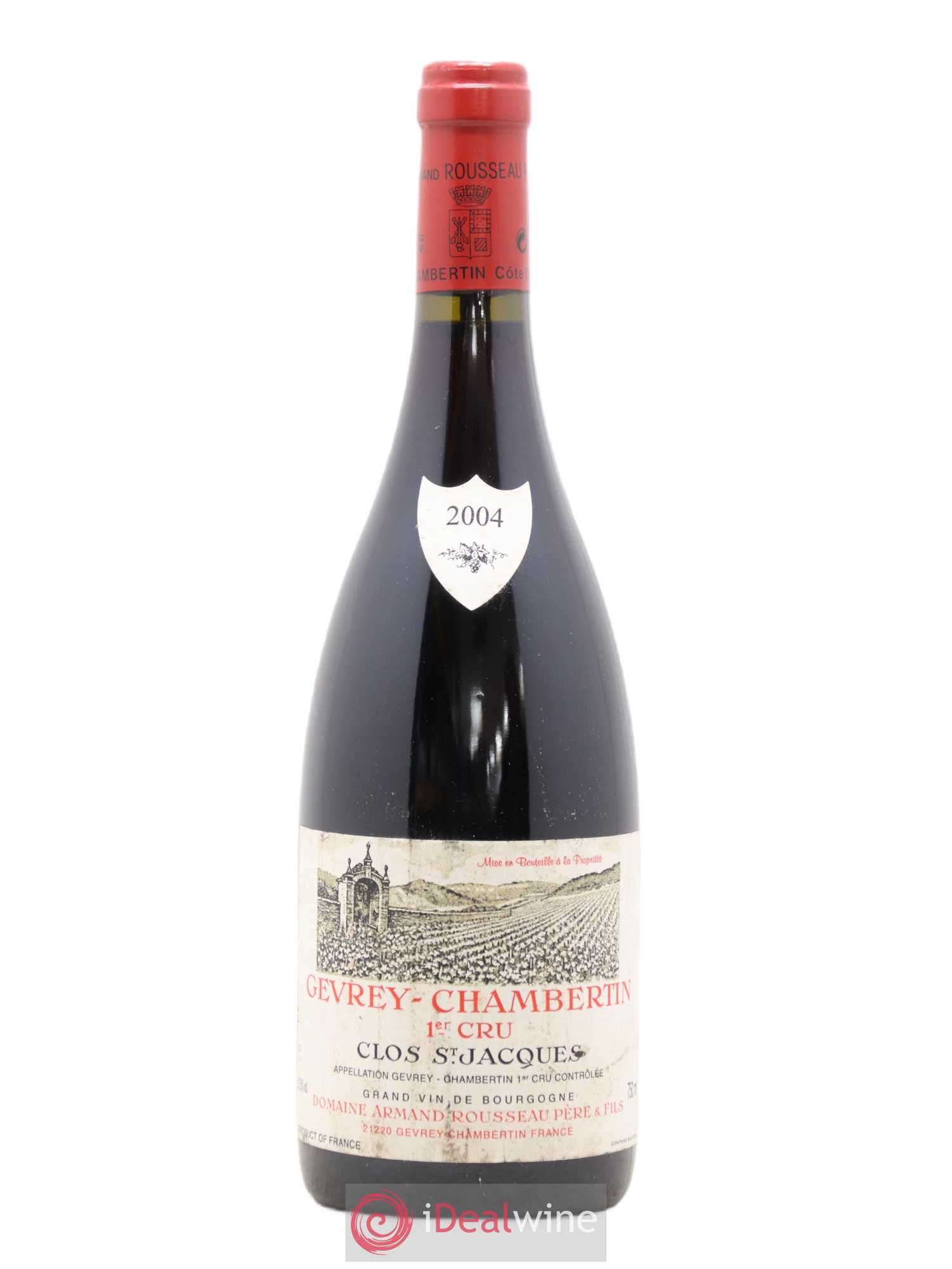 Gevrey-Chambertin 1er Cru Clos Saint-Jacques Armand Rousseau (Domaine) 2004 - Lot de 1 bouteille - 0