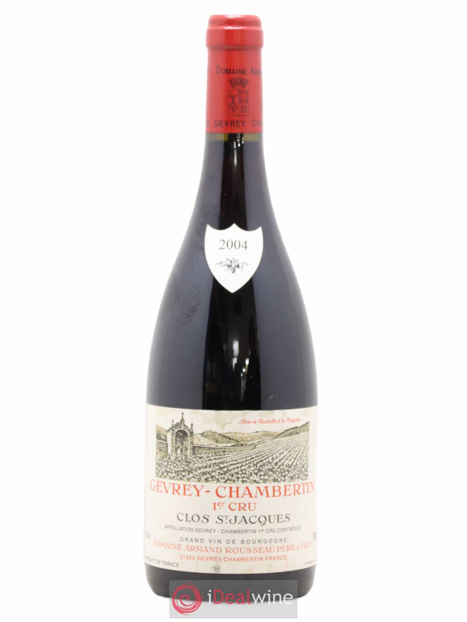 Gevrey-Chambertin 1er Cru Clos Saint-Jacques Armand Rousseau (Domaine) 2004 - Lot de 1 bouteille - 0