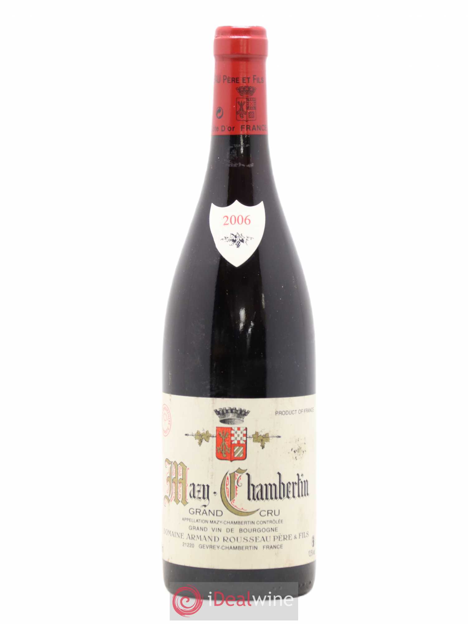 Mazis-Chambertin Grand Cru Armand Rousseau (Domaine) 2006 - Lot de 1 bouteille - 0