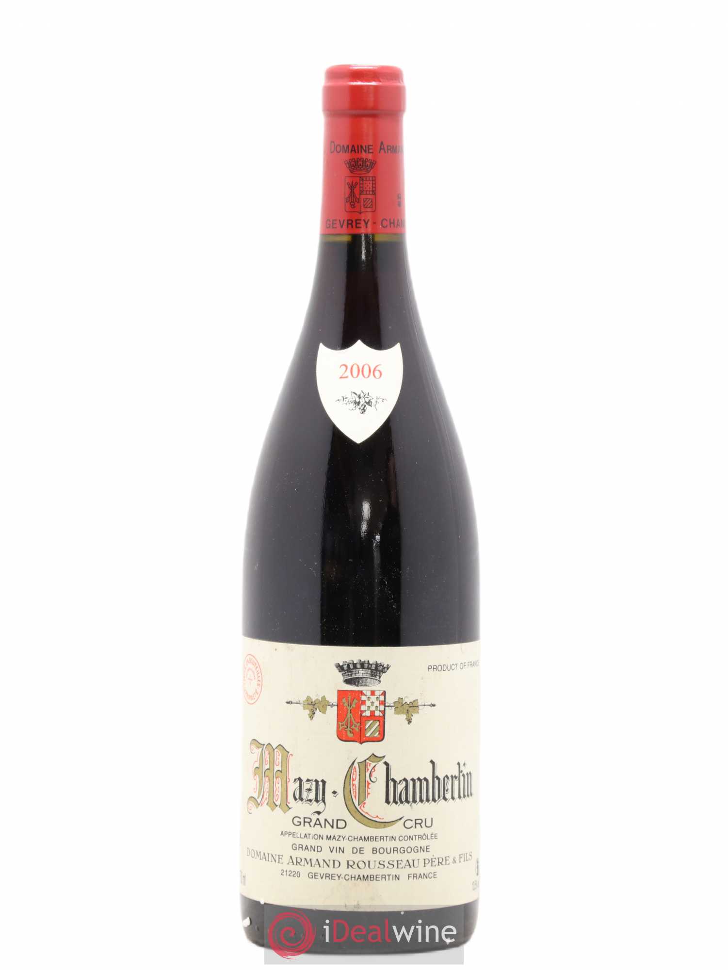 Mazis-Chambertin Grand Cru Armand Rousseau (Domaine) 2006 - Lot de 1 bouteille - 0