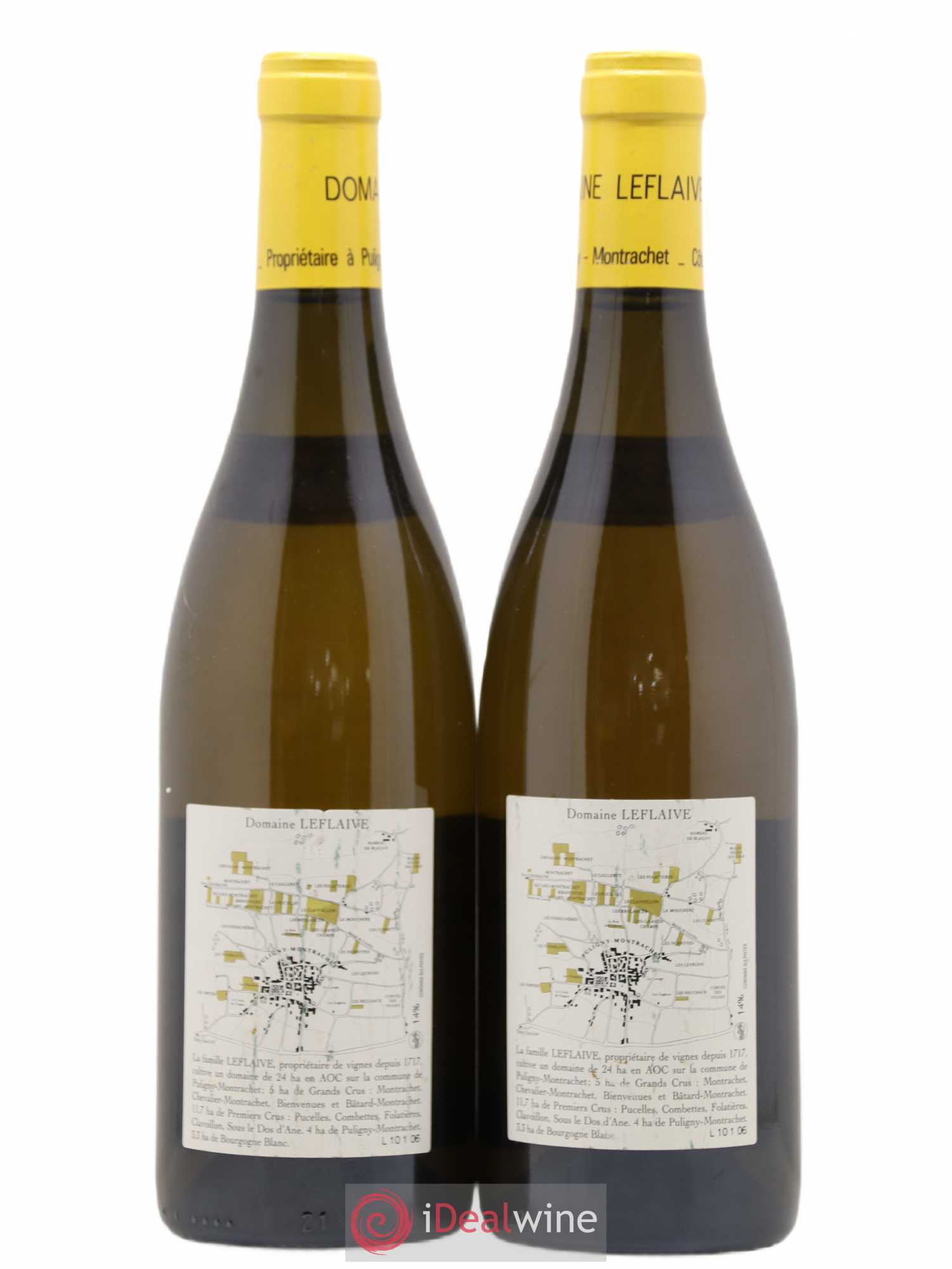 Puligny-Montrachet 1er Cru Les Folatières Leflaive (Domaine) 2006 - Lot de 2 bouteilles - 1