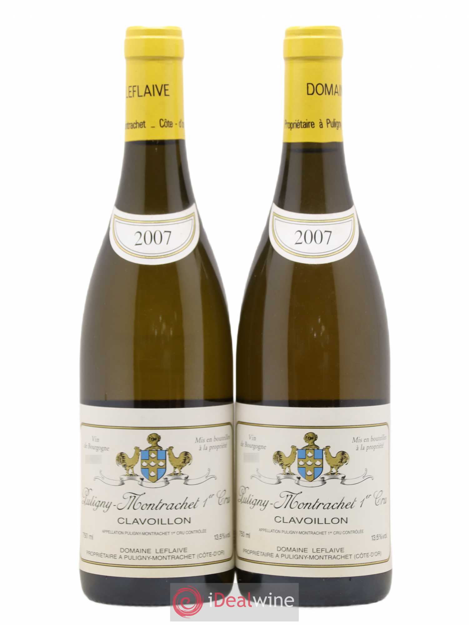 Puligny-Montrachet 1er Cru Clavoillon Leflaive (Domaine) 2007 - Lot de 2 bouteilles - 0