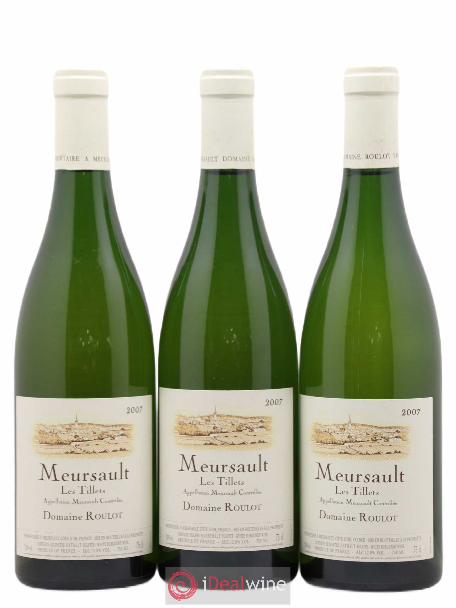 Meursault Les Tillets Roulot (Domaine) 2007 - Lot de 3 bouteilles - 0